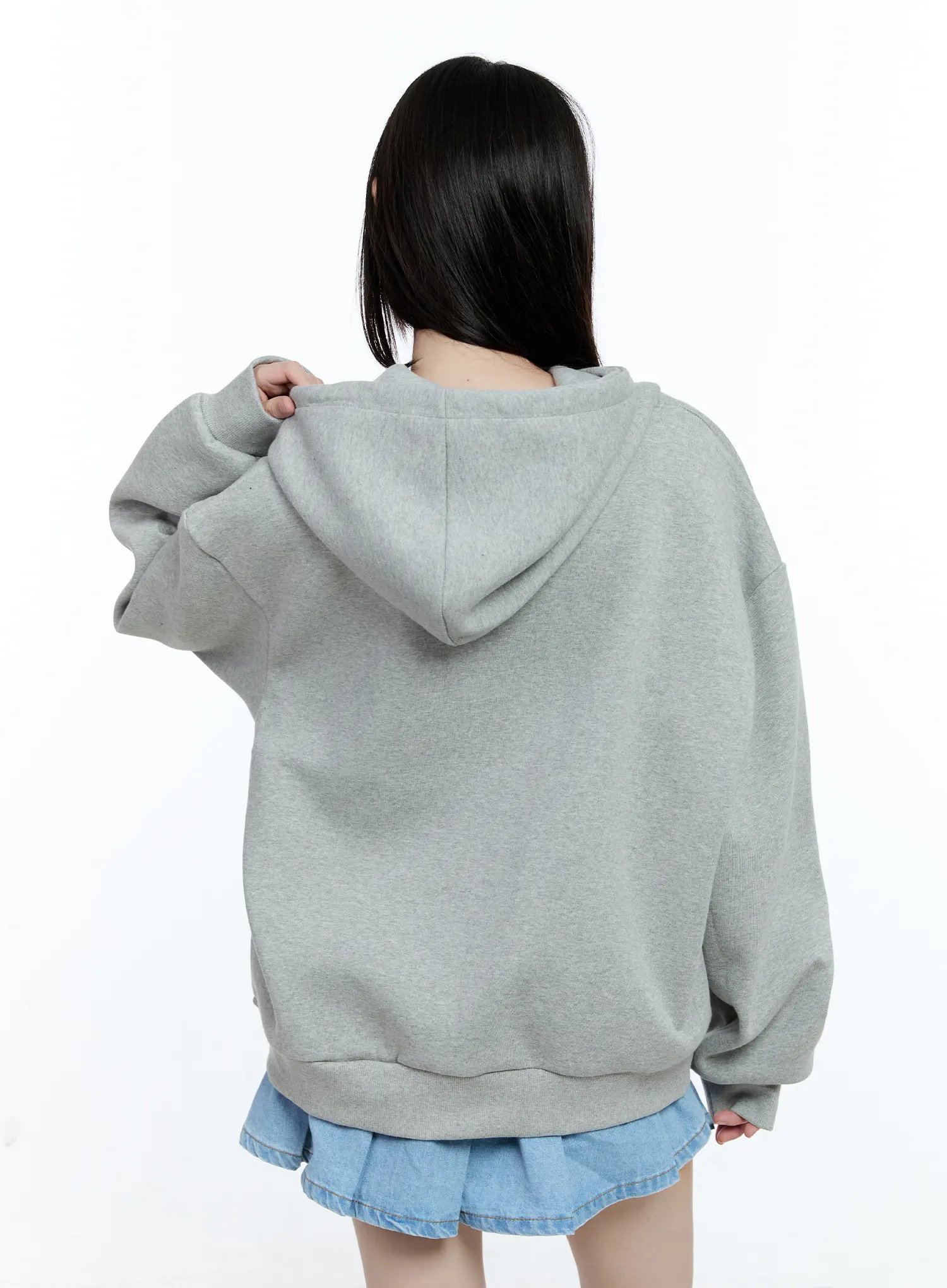 Oversized Buttoned Hoodie CG511 - Image 10