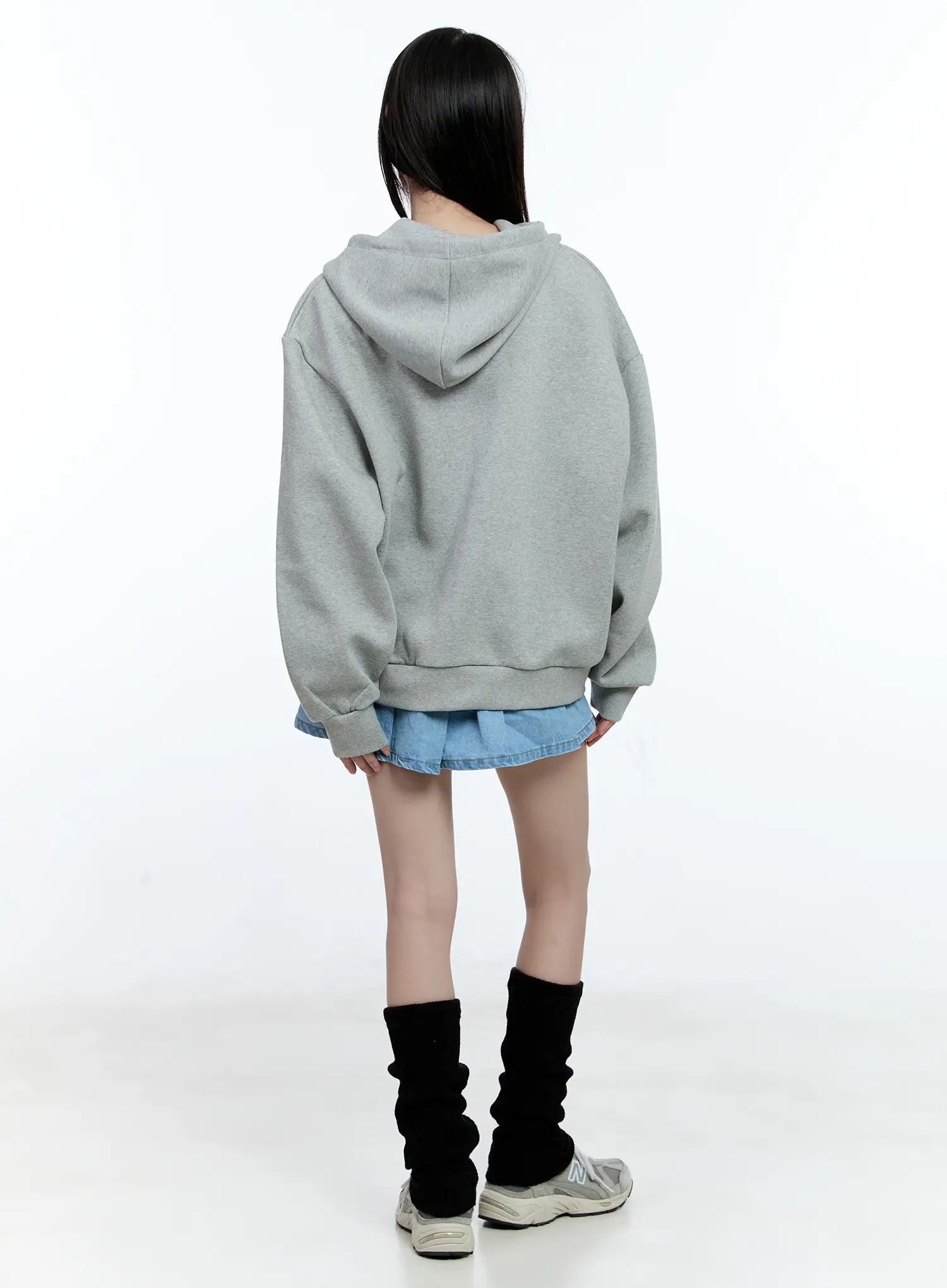 Oversized Buttoned Hoodie CG511 - Image 6