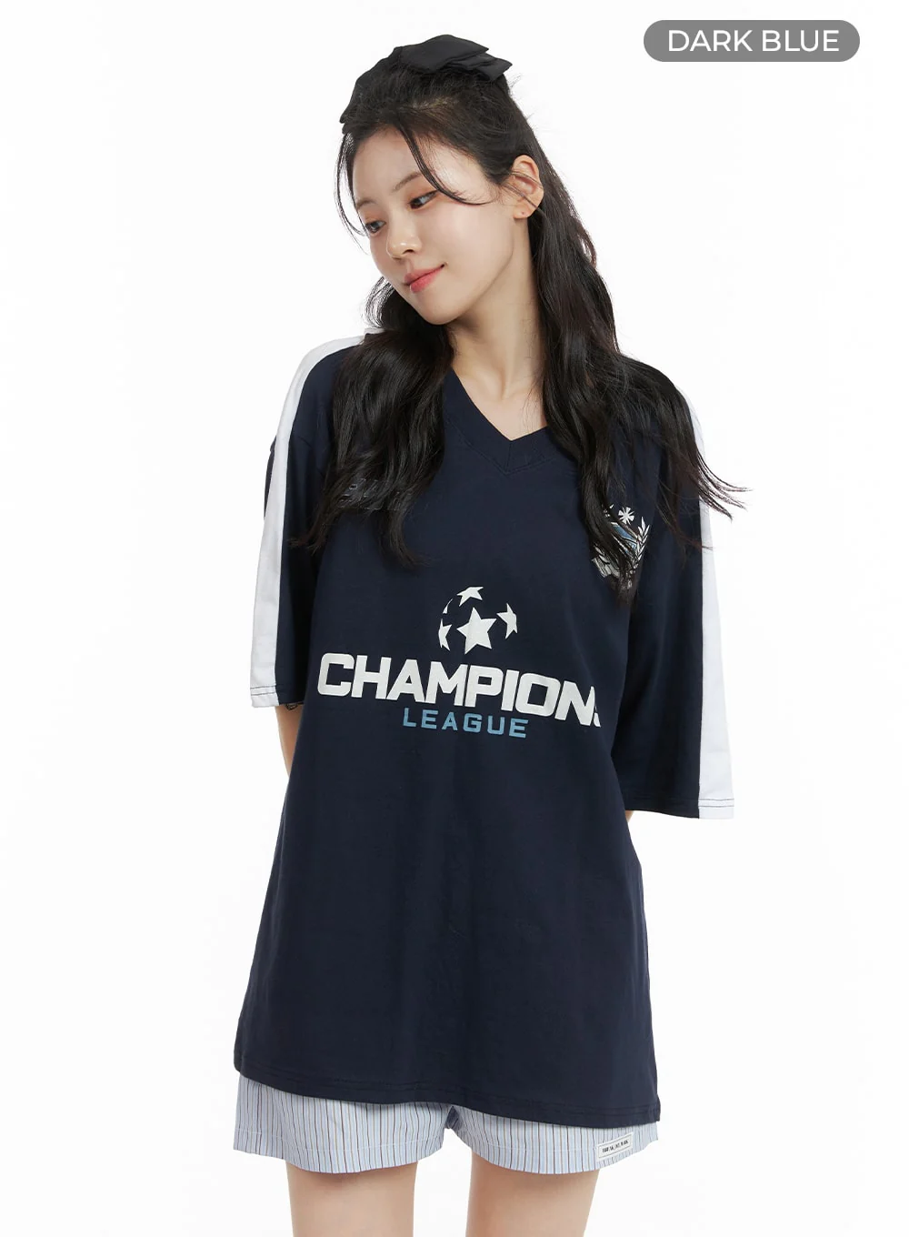 Oversized Champion Graphic Tee OM418 - Image 7