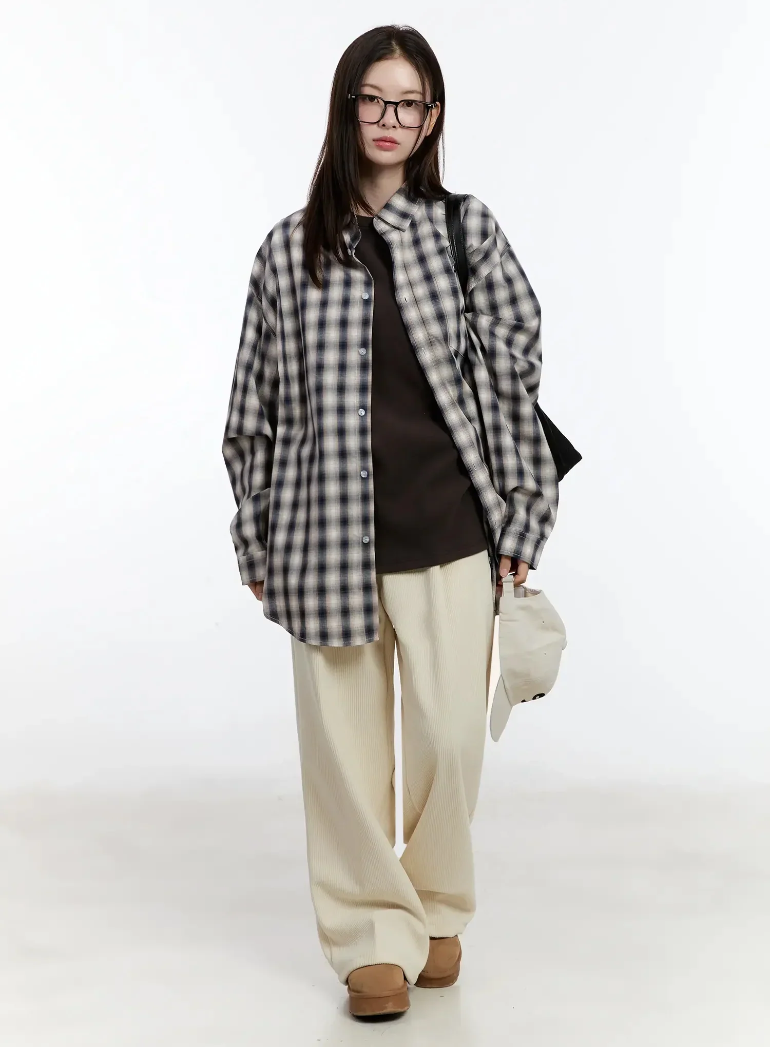 Oversized Check Shirt ID526 - Image 11