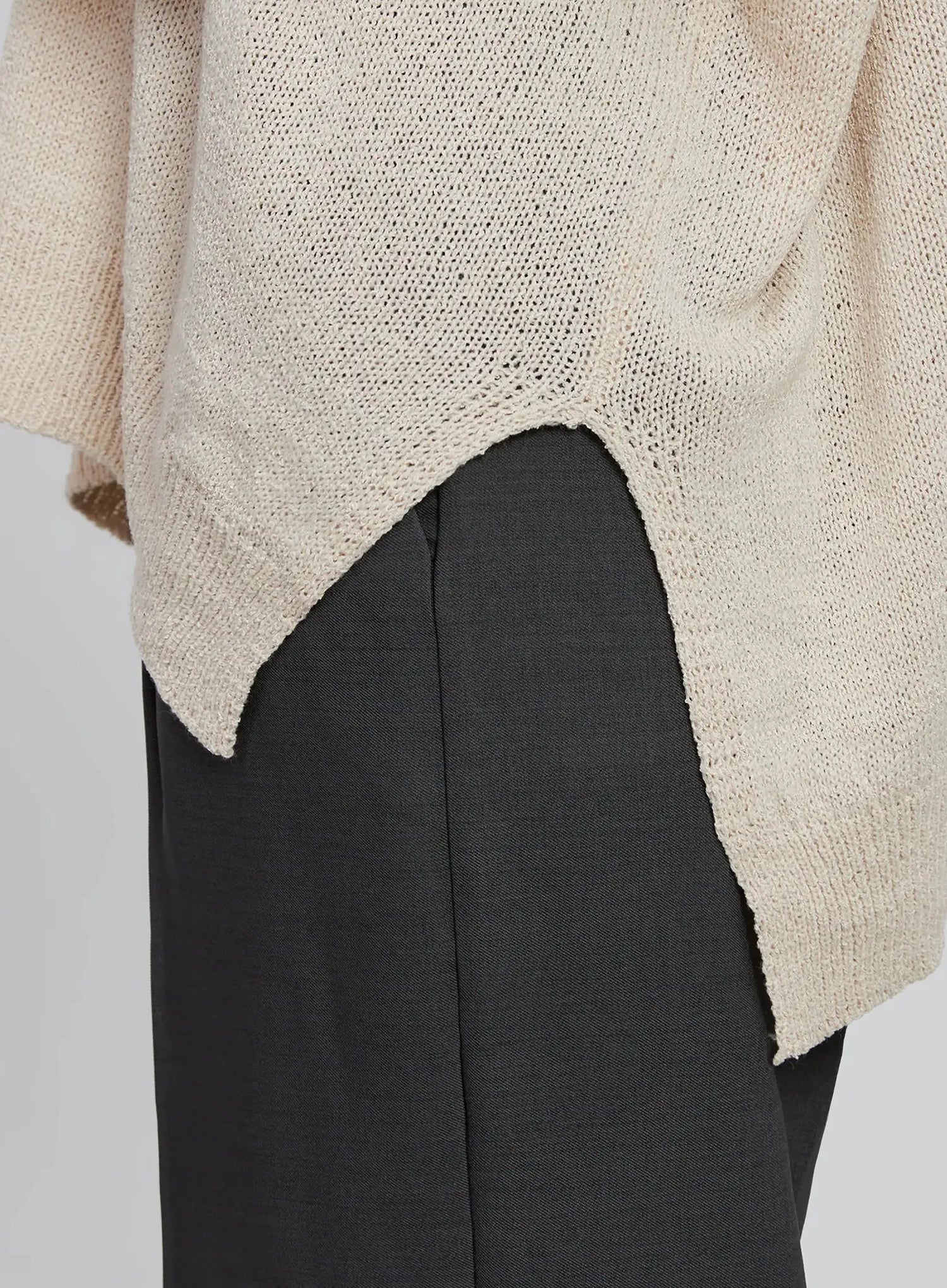 Oversized Collar Knit Top IN507 - Image 15
