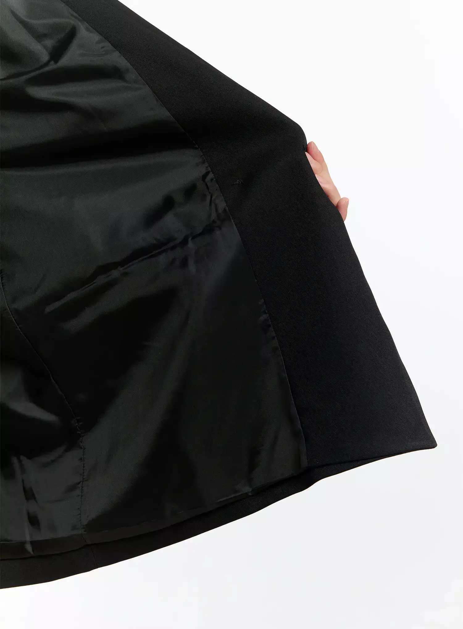 Oversized Double-Button Blazer IM519 - Image 9