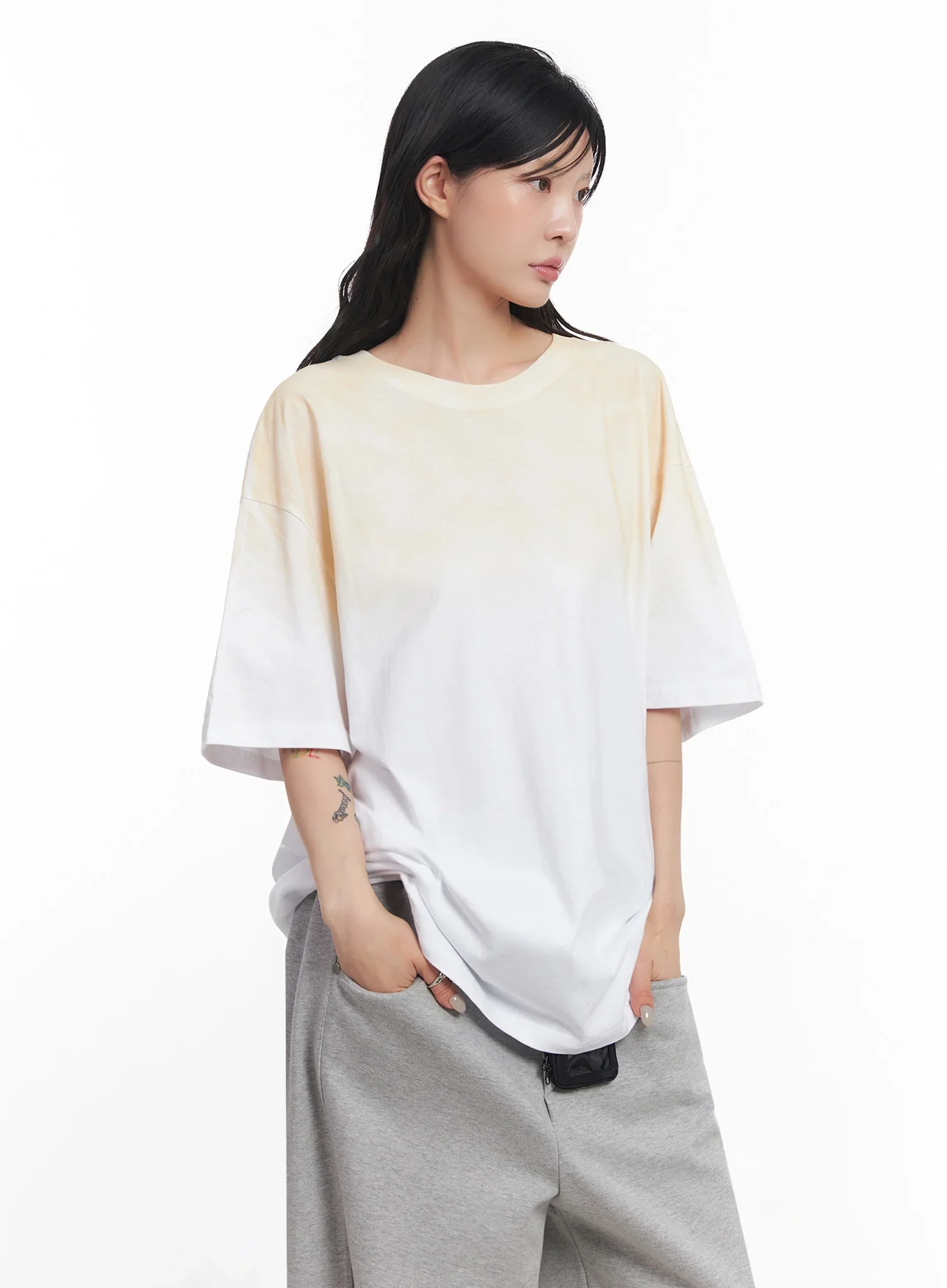 Oversized Gradient Fade T-Shirt IC503 - Image 15
