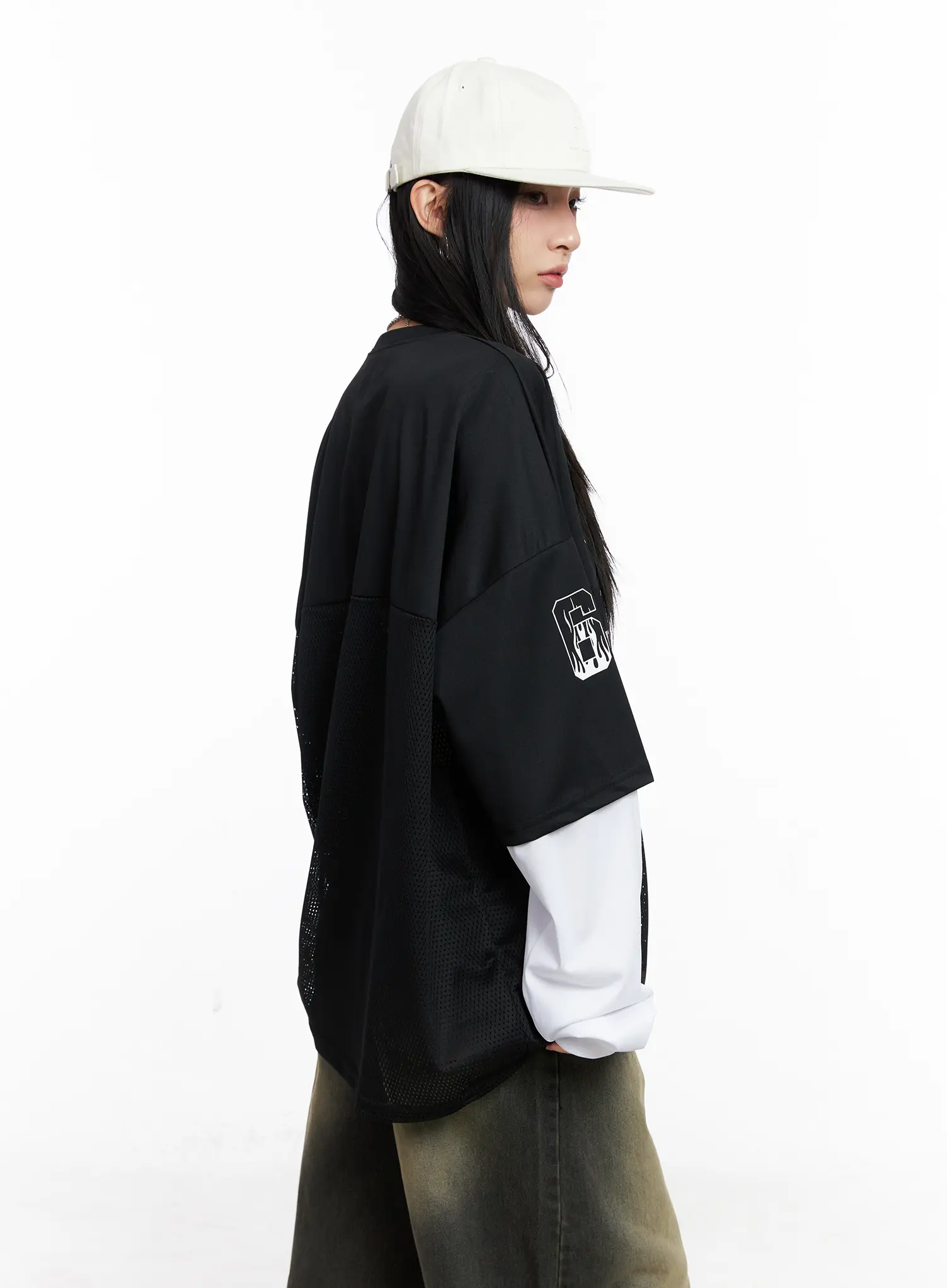 Oversized Graphic Long Sleeve CC1109 - Image 8