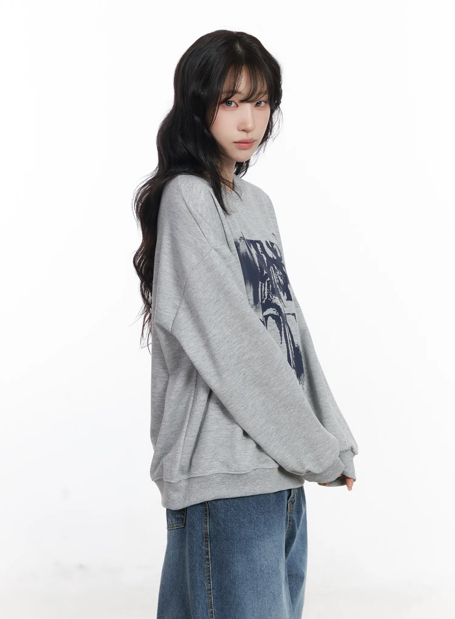 Oversized Graphic Sweatshirt CJ527 - Image 6