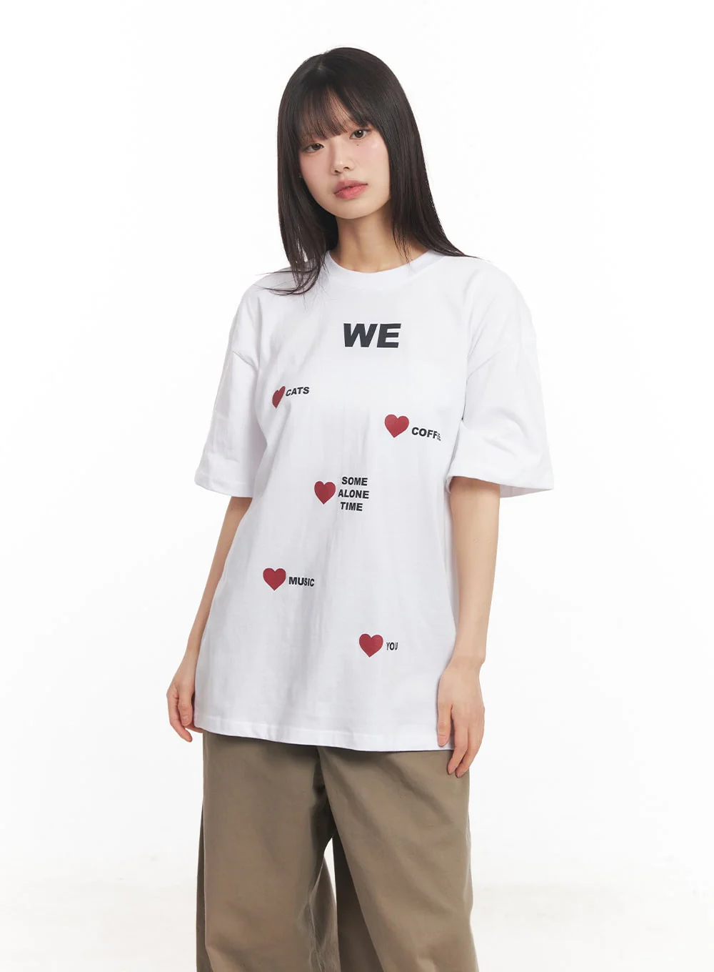 Oversized Graphic T-Shirt CA523 - Image 11