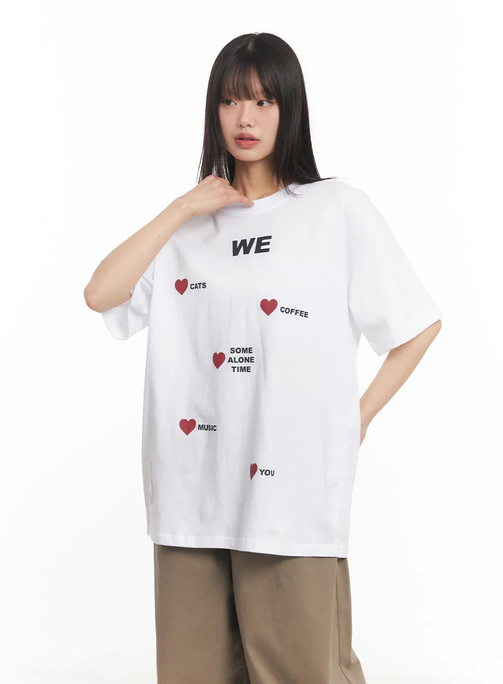 Oversized Graphic T-Shirt CA523 - Image 2