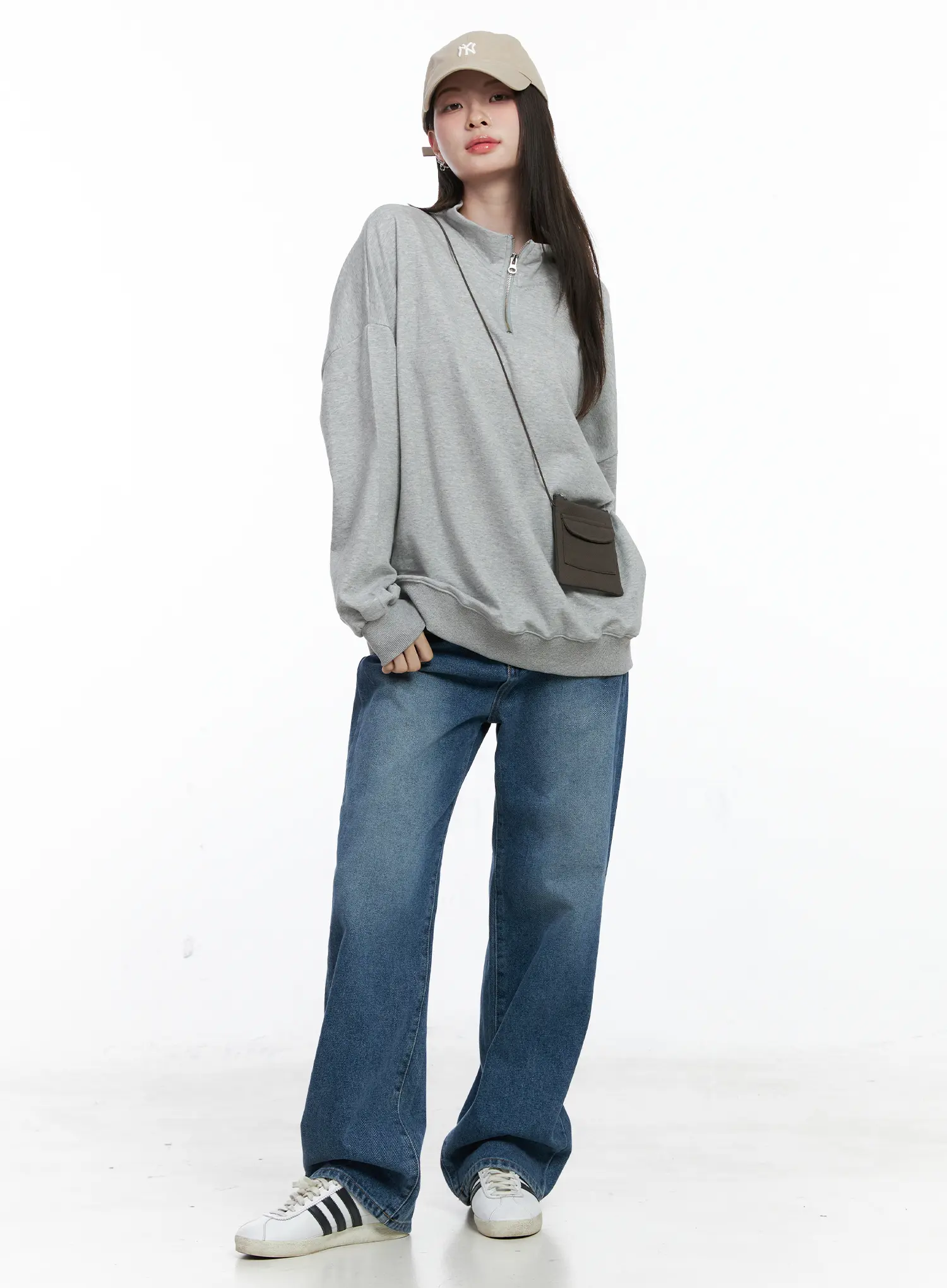 Oversized Half-Zip Pullover CO506