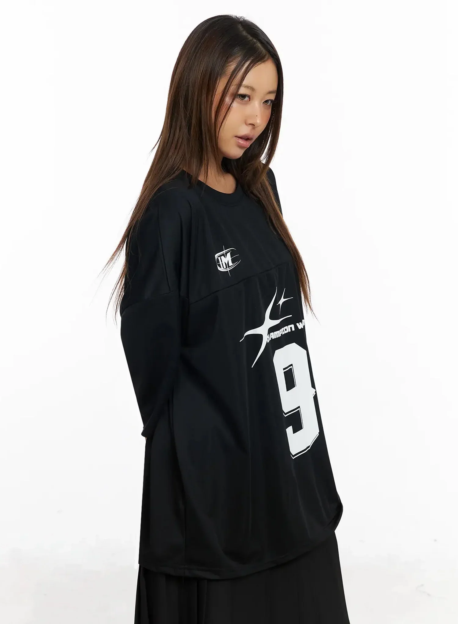 Oversized Jersey Tee IY504 - Image 14