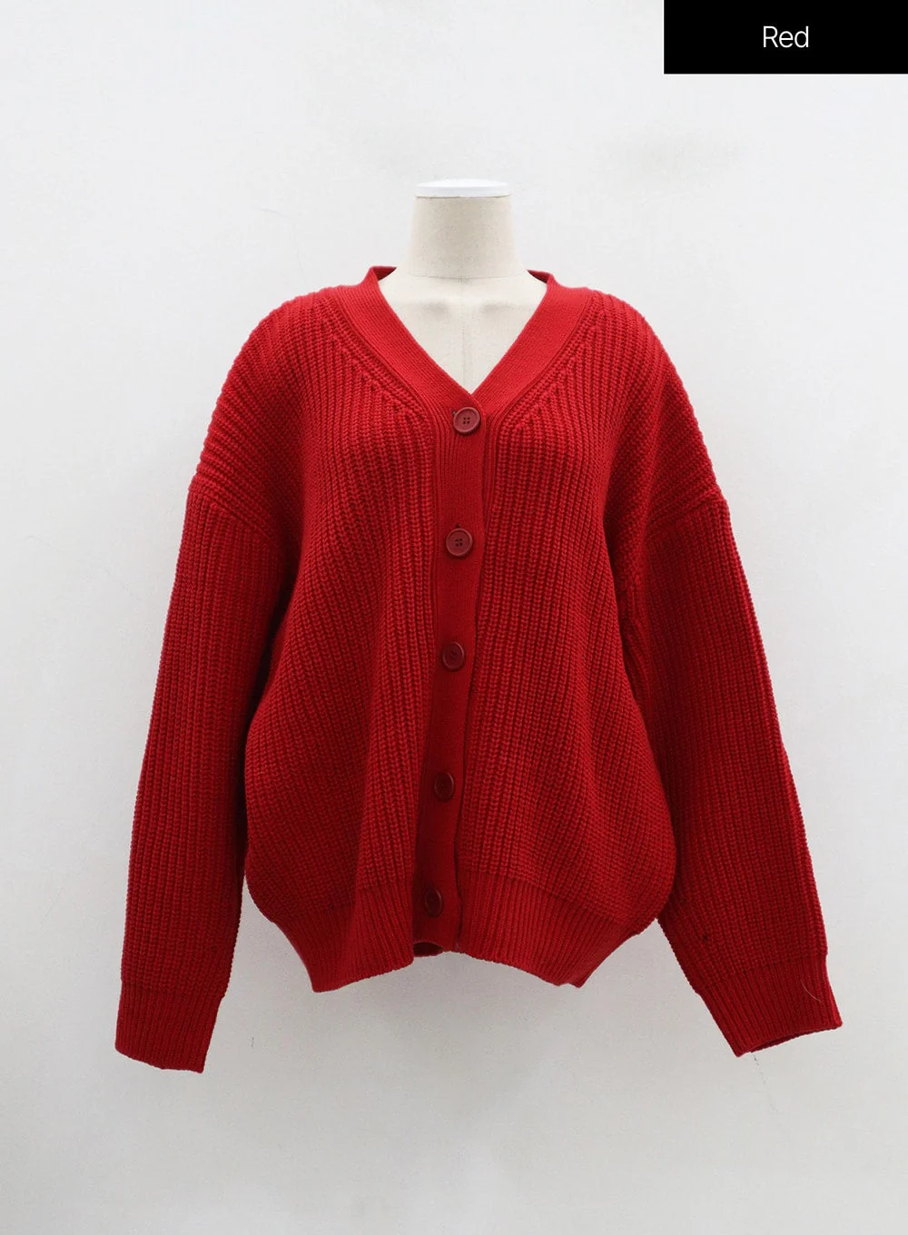Oversized Knit Button Cardigan BJ331 - Image 19