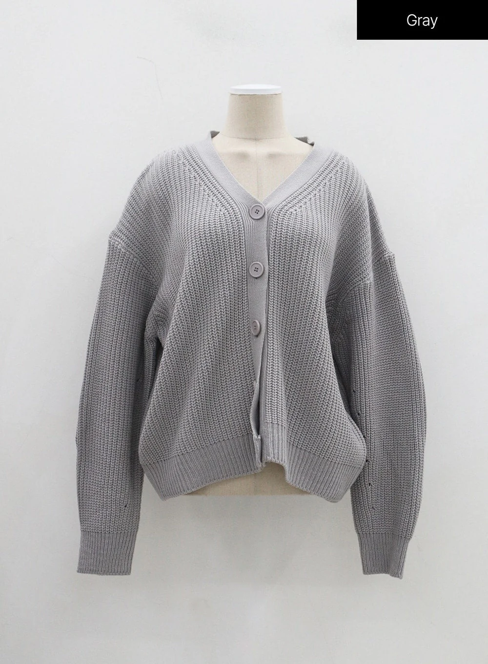 Oversized Knit Button Cardigan BJ331 - Image 20