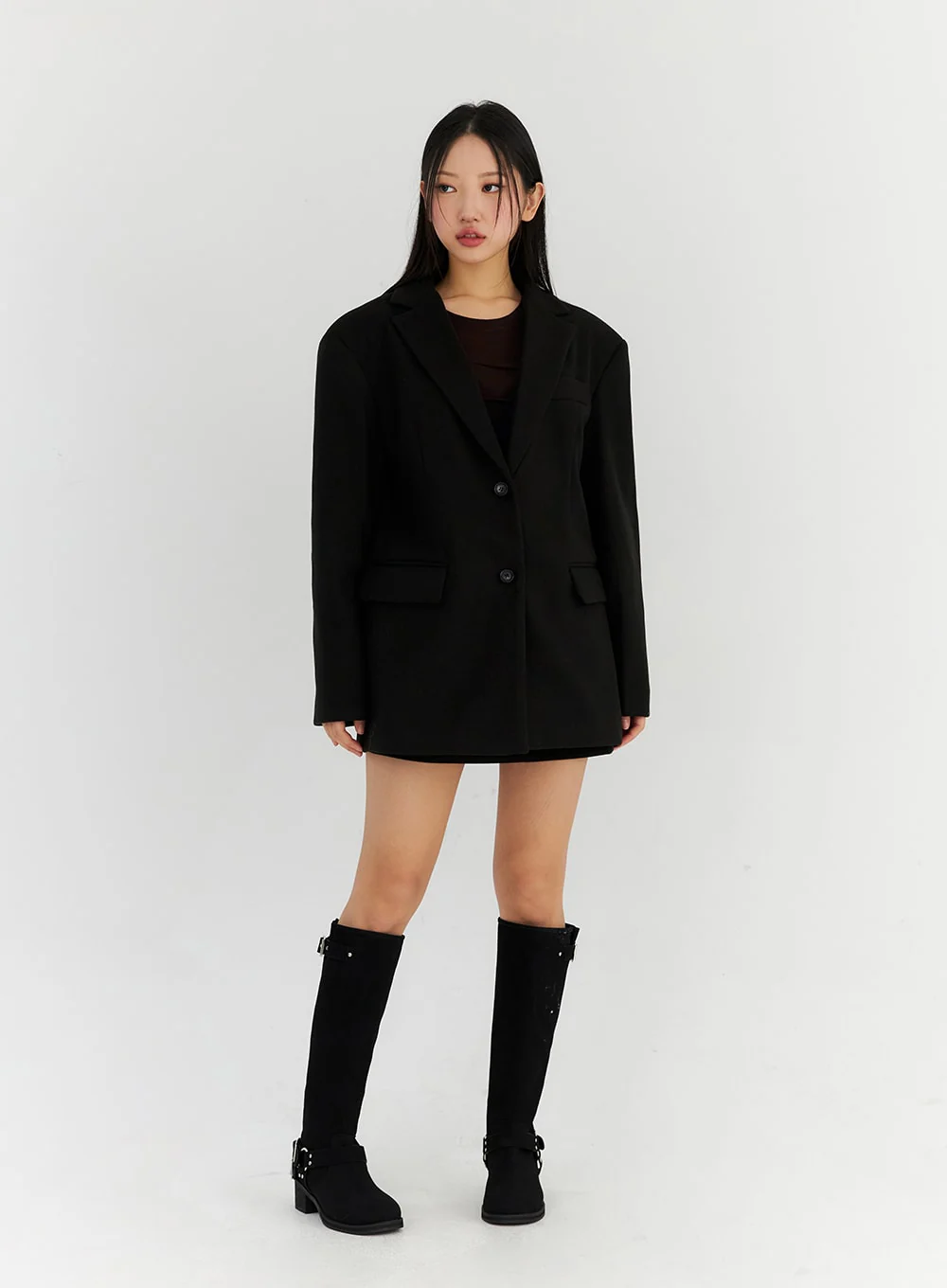 Oversized Midi Tailored Jacket CN315 - Image 3