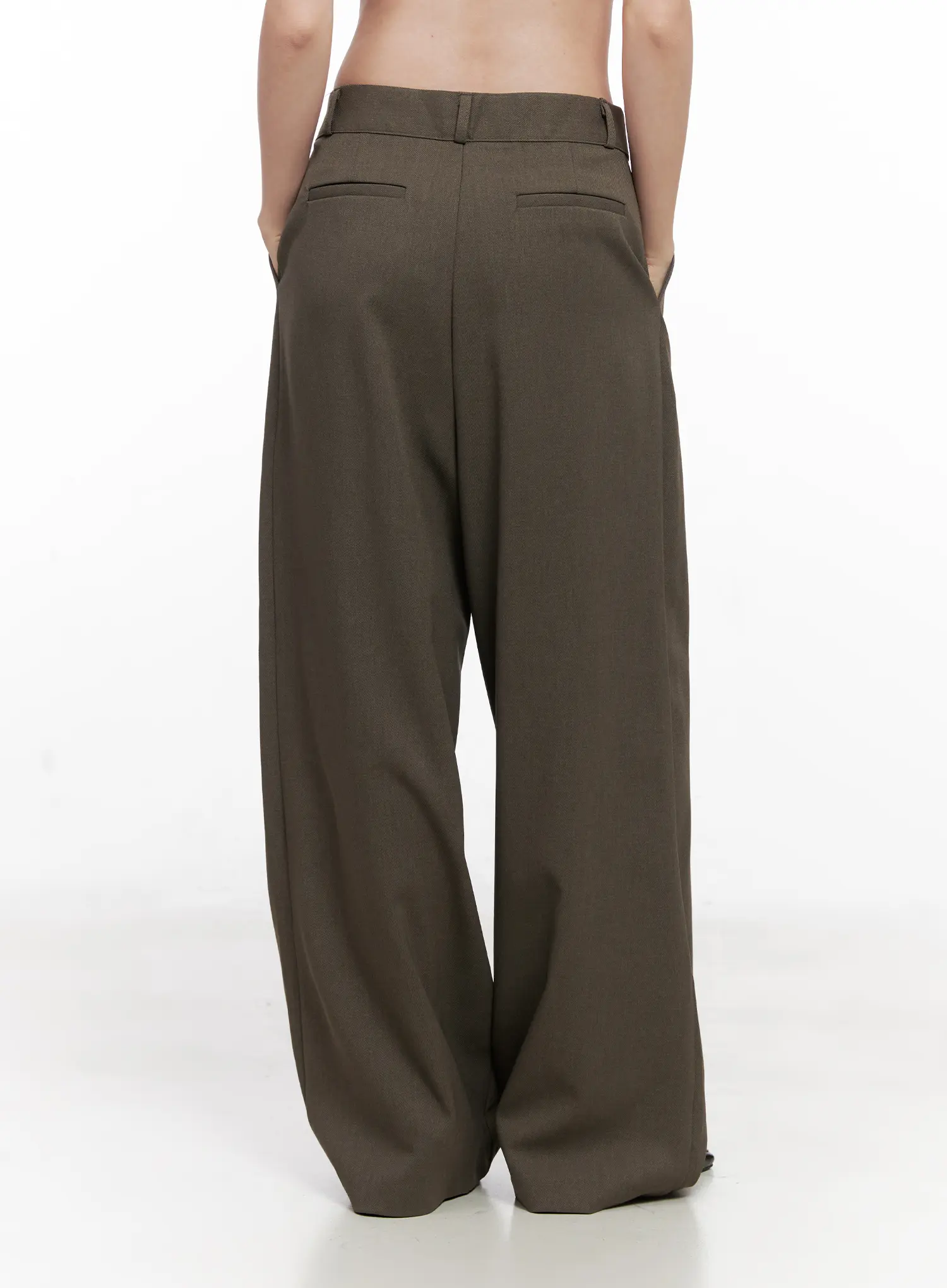 Oversized Pintuck Trousers CN504 - Image 7