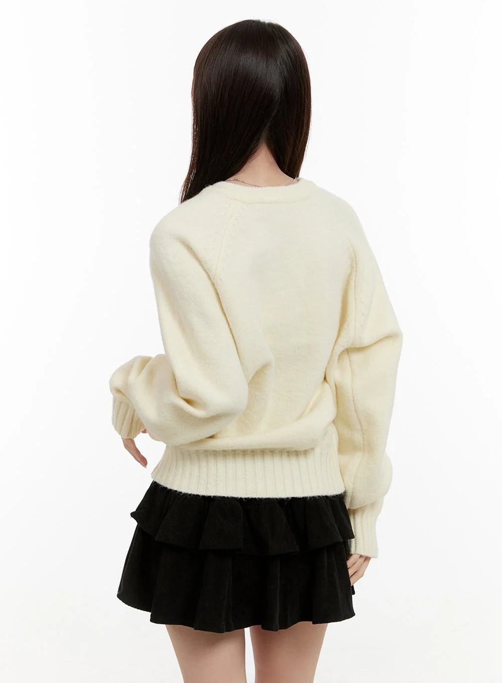 Oversized V-Neck Sweater OG429 - Image 6