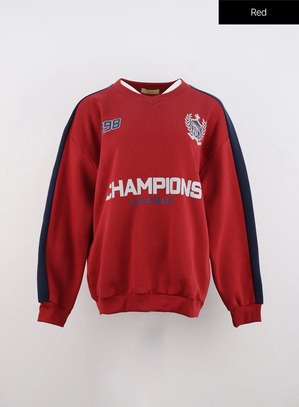 Oversized V Neck Sweatshirt IN322 - Image 10