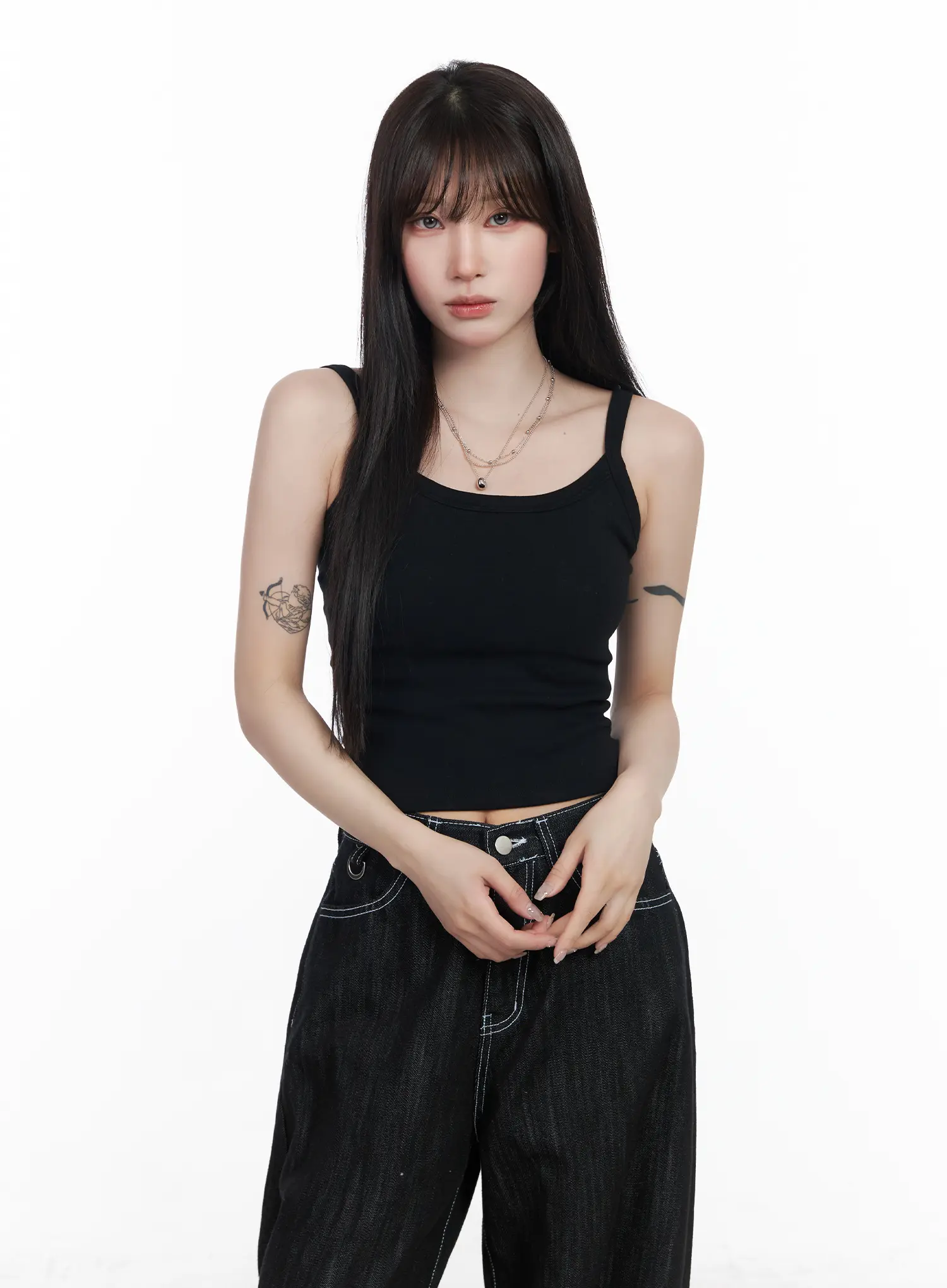 Padded Sleeveless Top CF523 - Image 11
