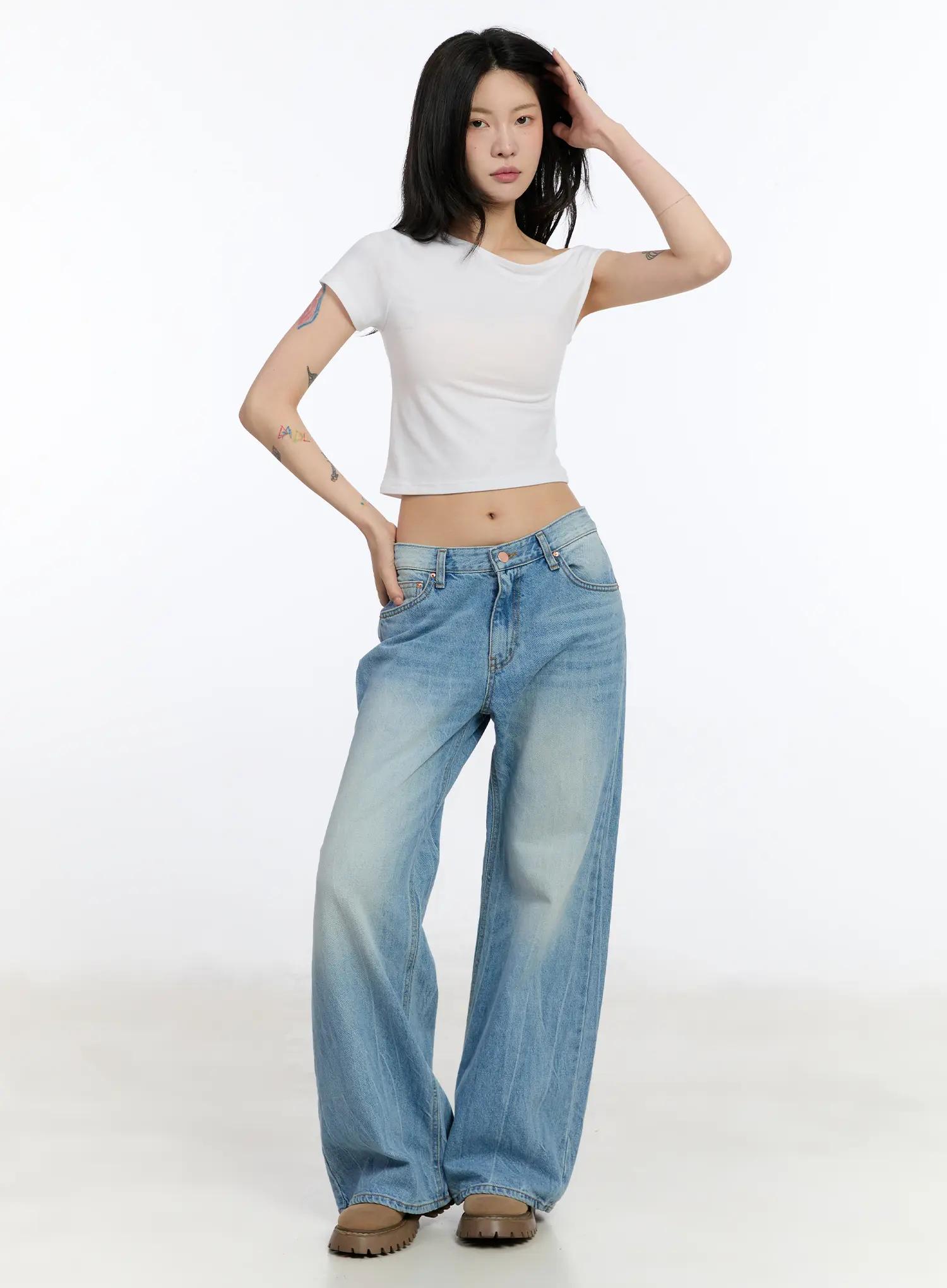 Palmer Low Rise Straight Jeans CA508 - Image 2