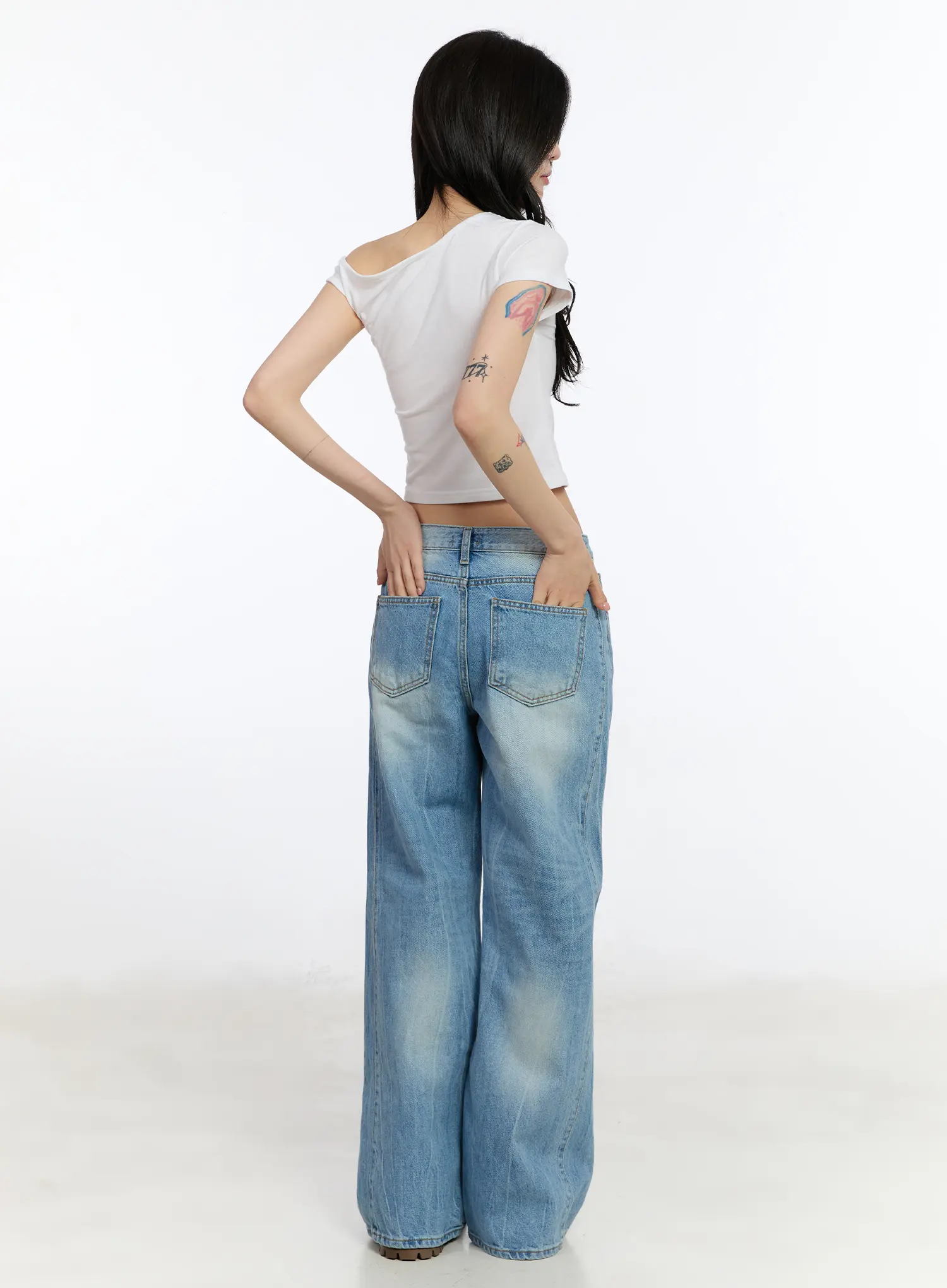 Palmer Low Rise Straight Jeans CA508 - Image 8