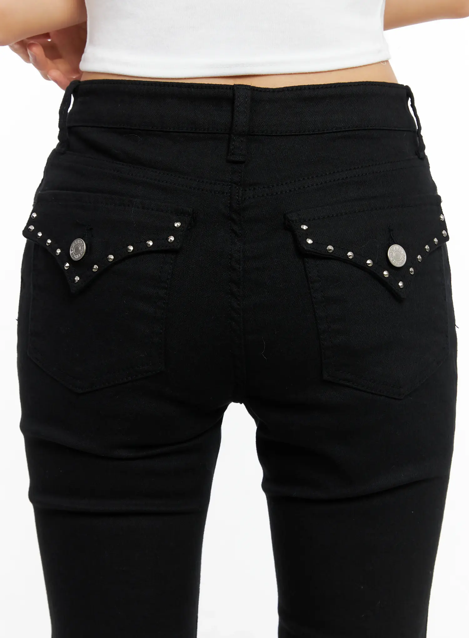 Paris Studded Bootcut Cotton Pants CO528 - Image 2