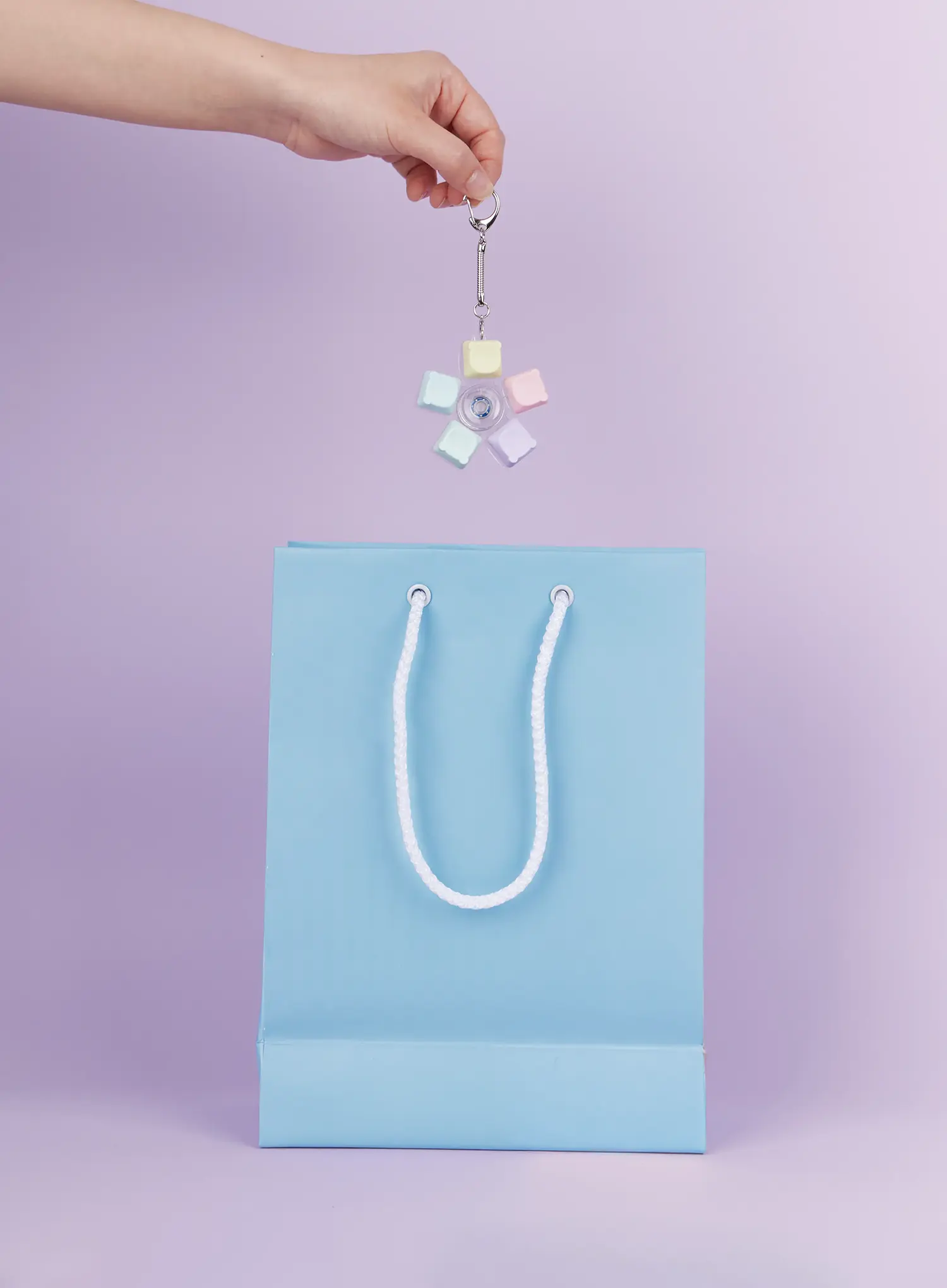 Pastel 5-Keycap Keychain IA524 - Image 7