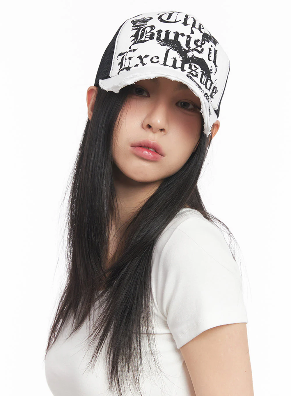 Patched Graphic Mesh Cap IY516 - Image 2