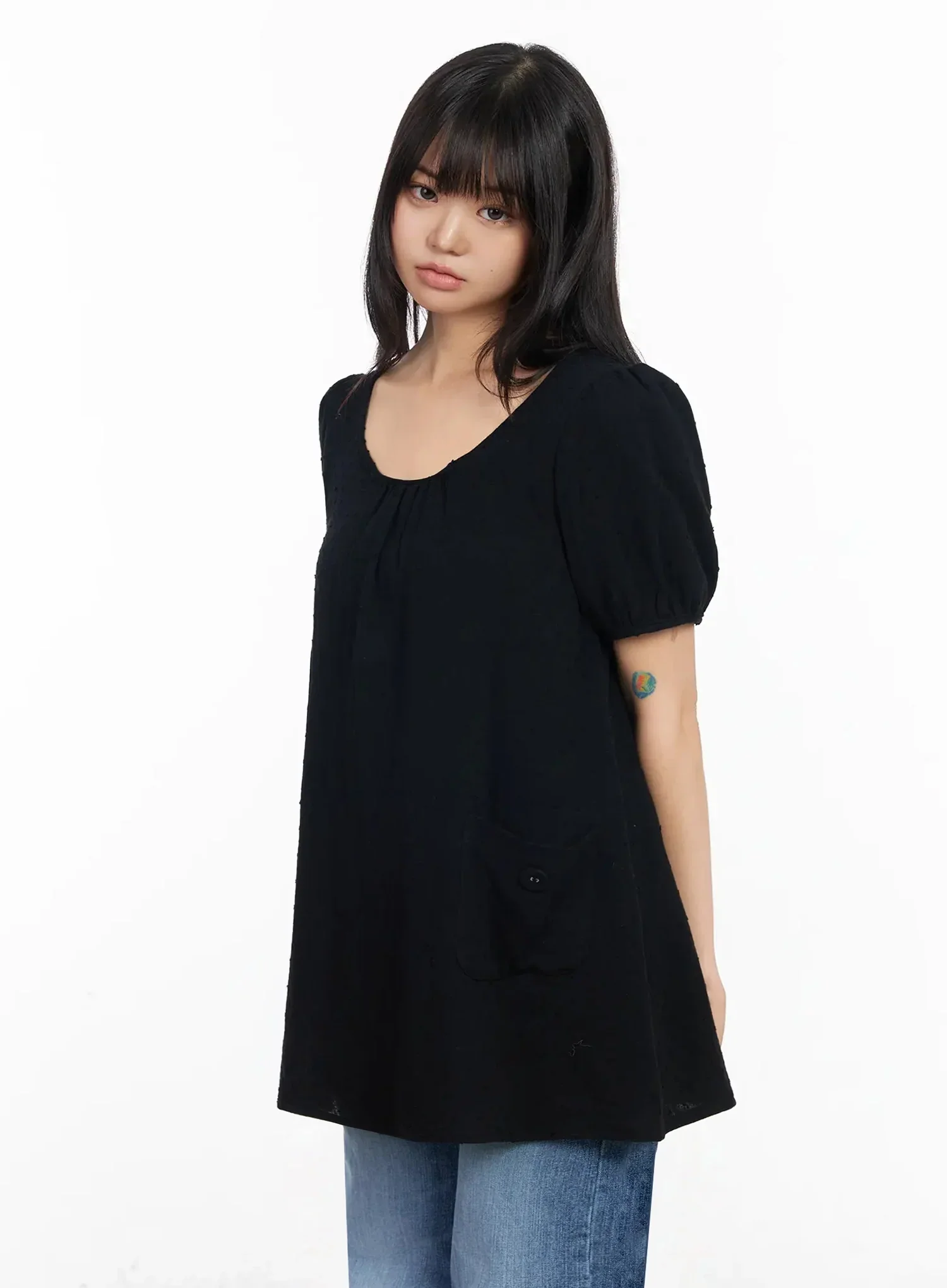 Patterned Tunic Layer Dress IA523 - Image 18