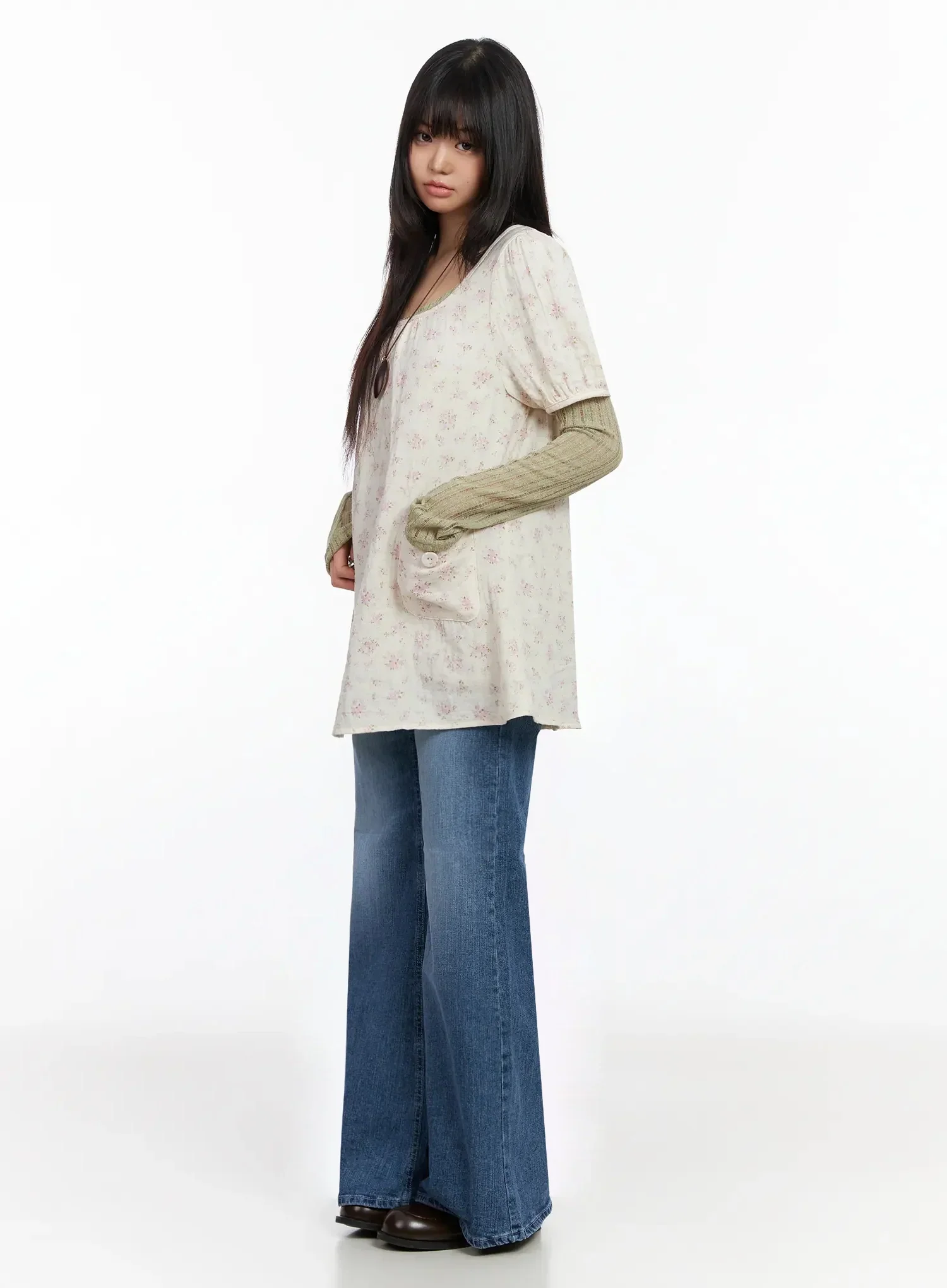 Patterned Tunic Layer Dress IA523 - Image 6