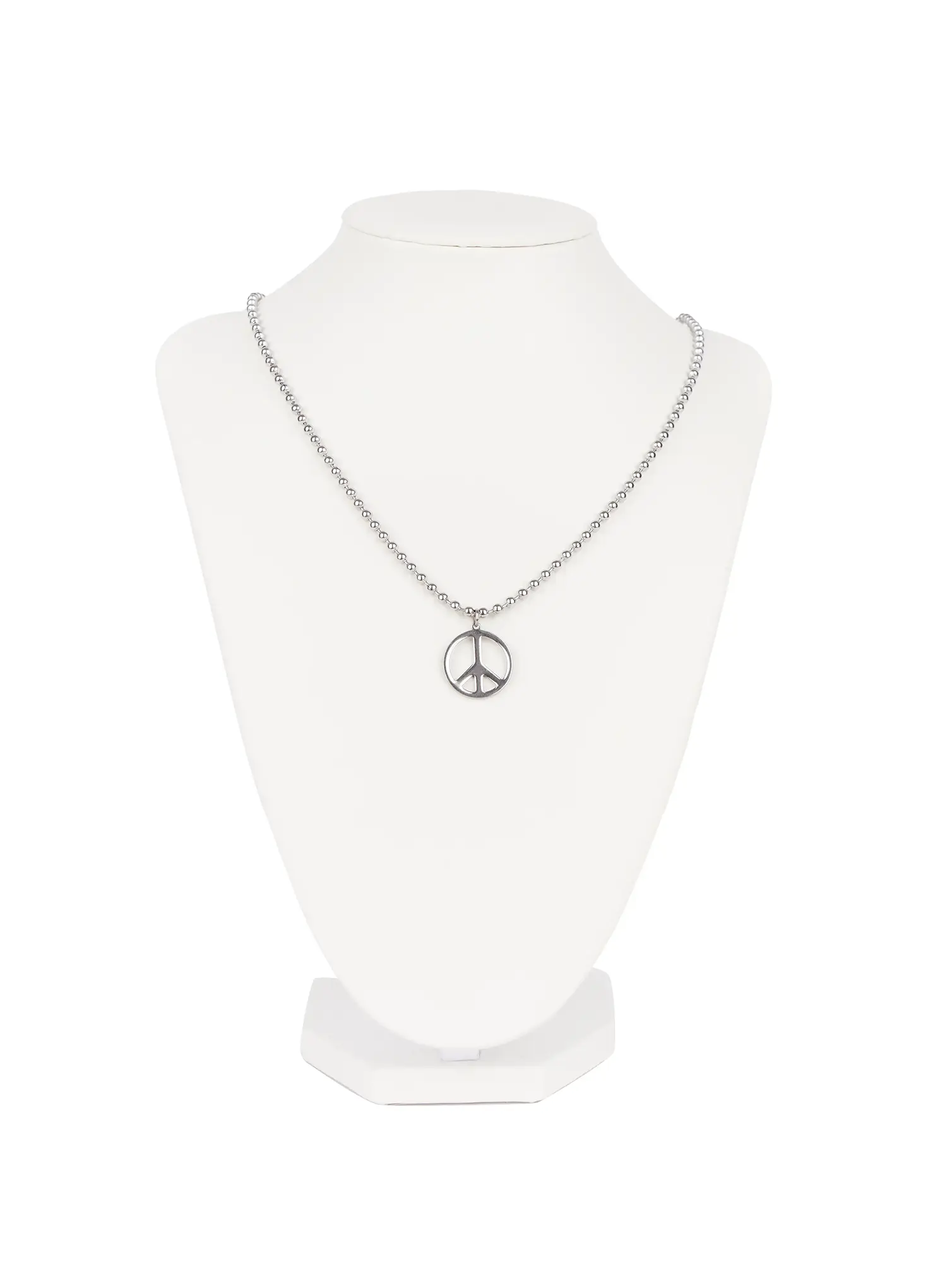 Peace Pendant Ball Chain Necklace ID524 - Image 4