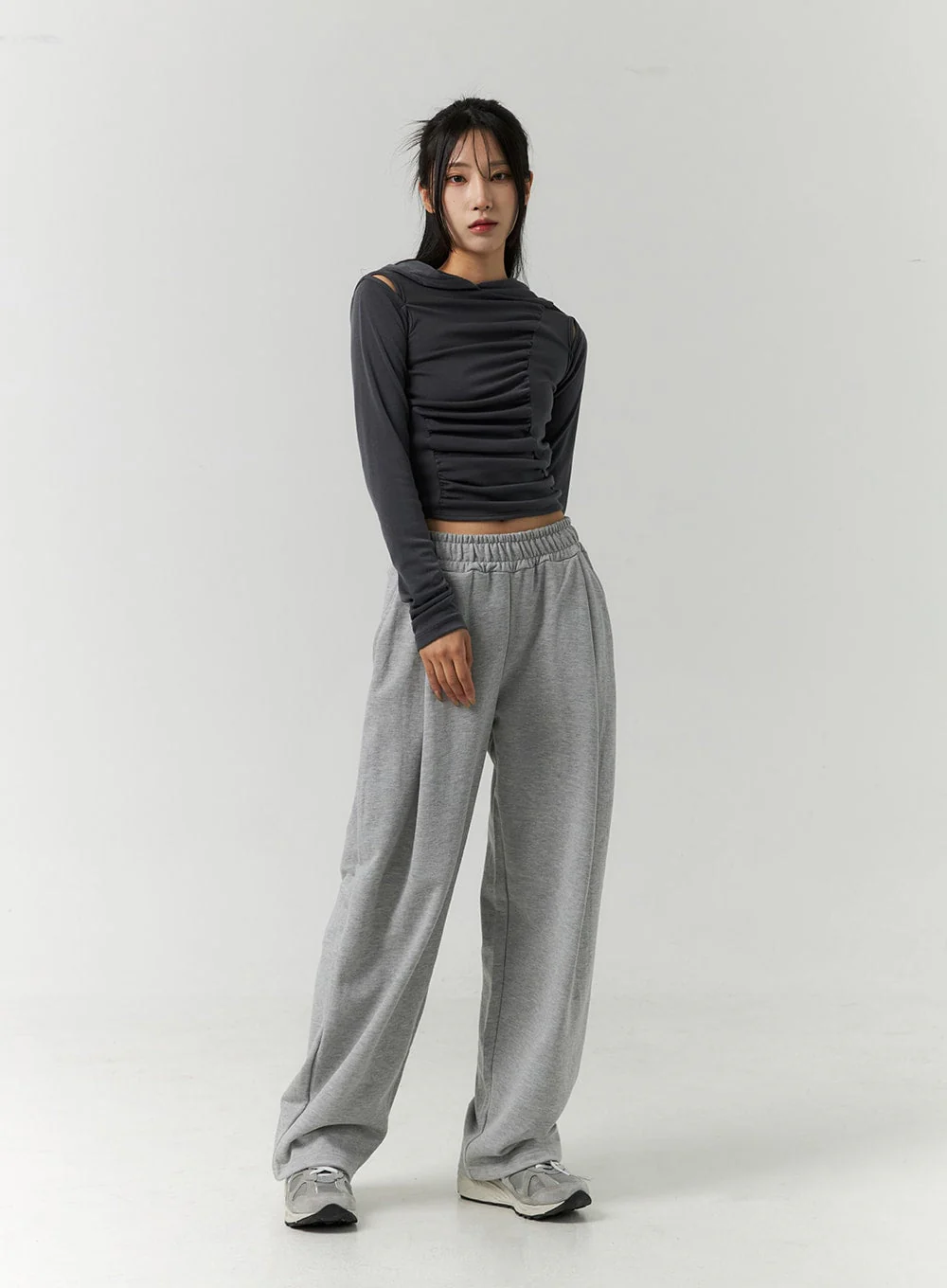 Pintuck Sweatpants CN317 - Image 2
