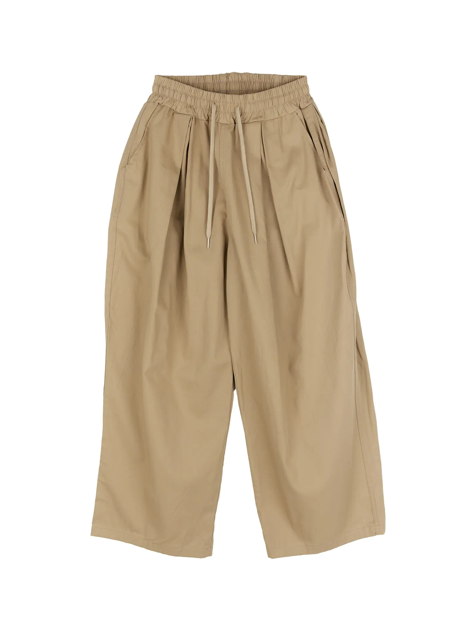 Pintuck Wide Cotton Pants CG518 - Image 11