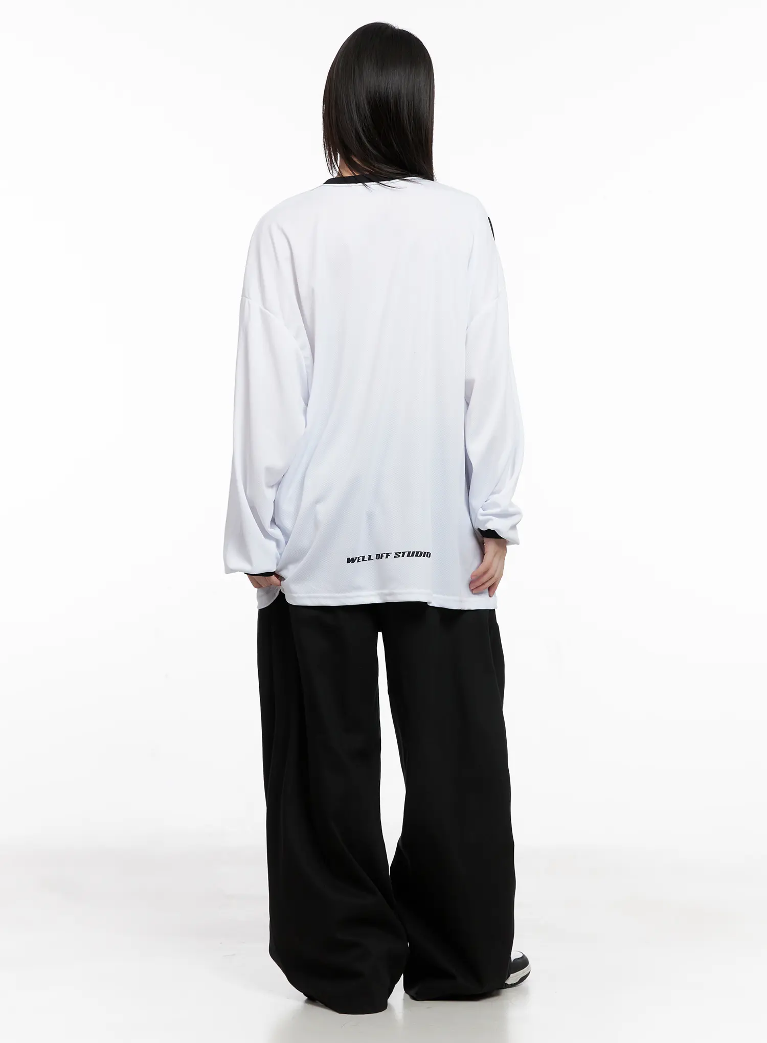 Pintuck Wide Cotton Pants CG518 - Image 7