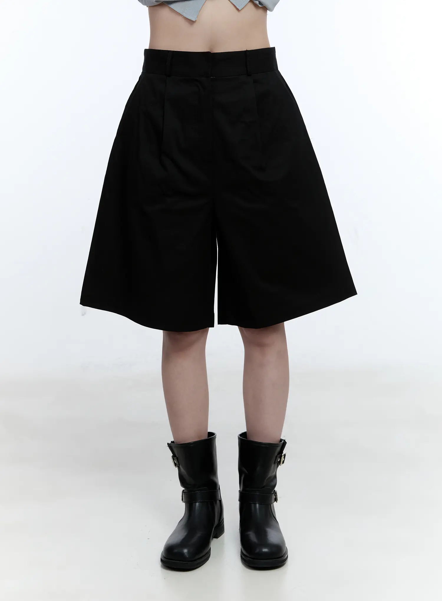 Pintuck Wide Jorts CG512 - Image 2