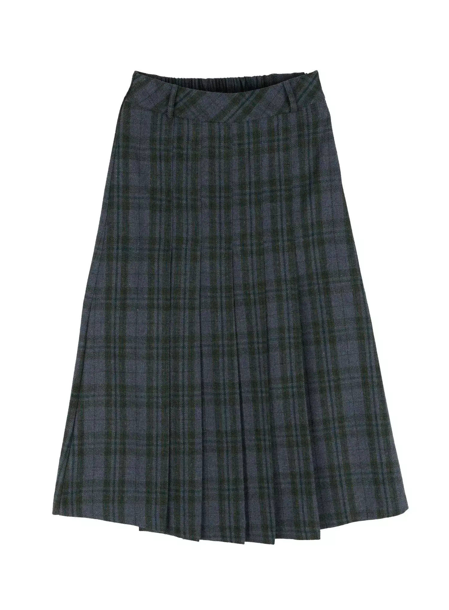 Plaid A-Line Midi Skirt ID526 - Image 14