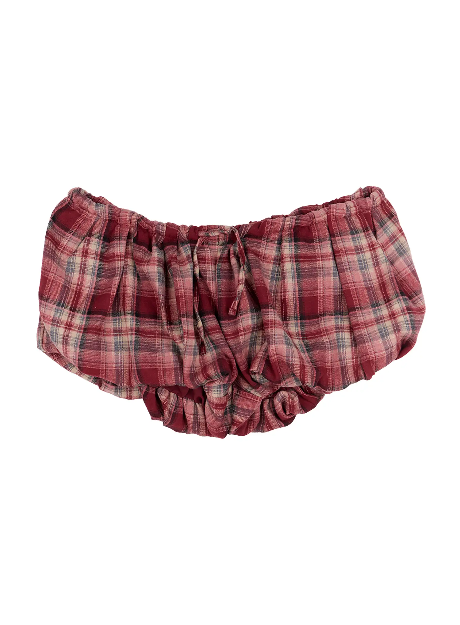 Plaid Balloon Shorts CN505 - Image 11