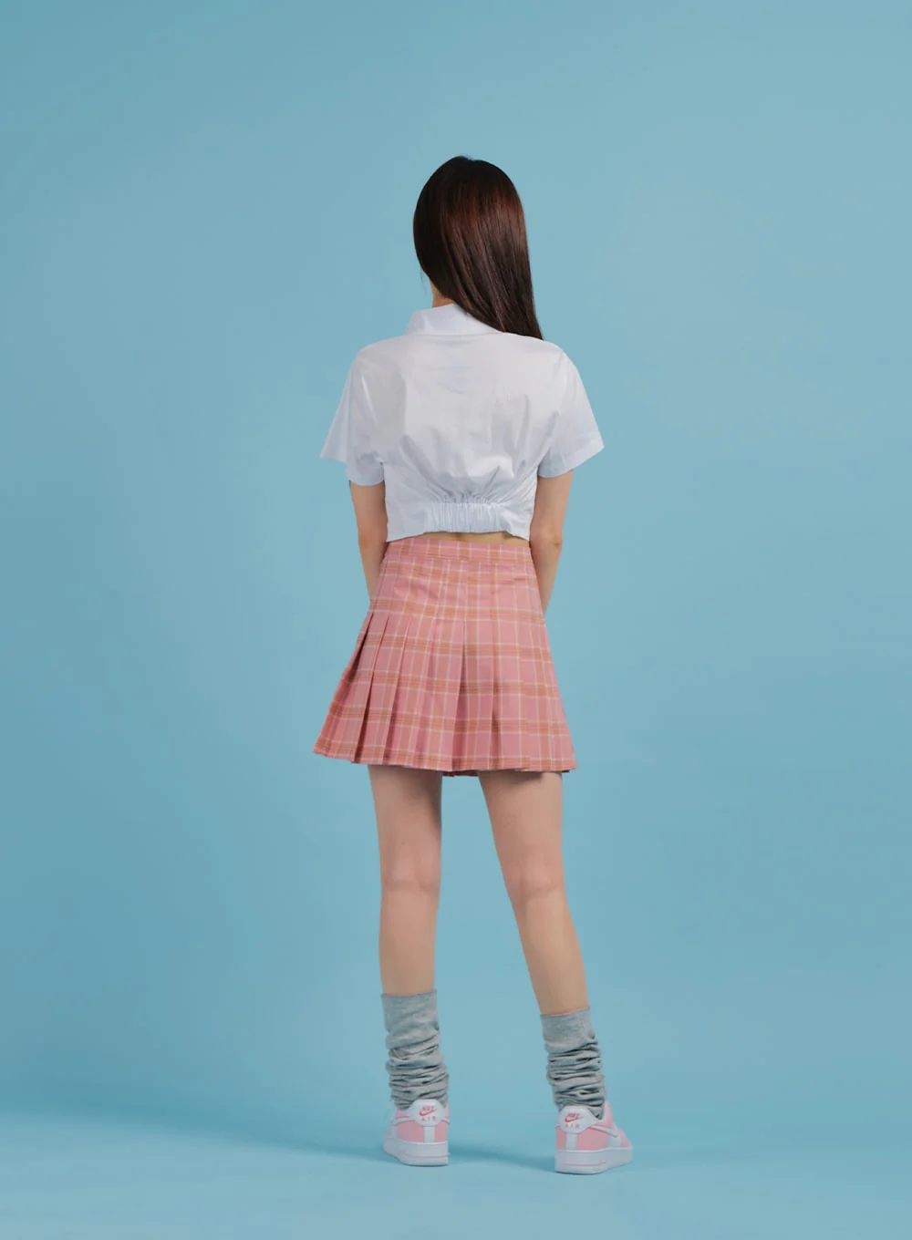 Plaid Pleated Tennis Skirt BA27 - Image 18
