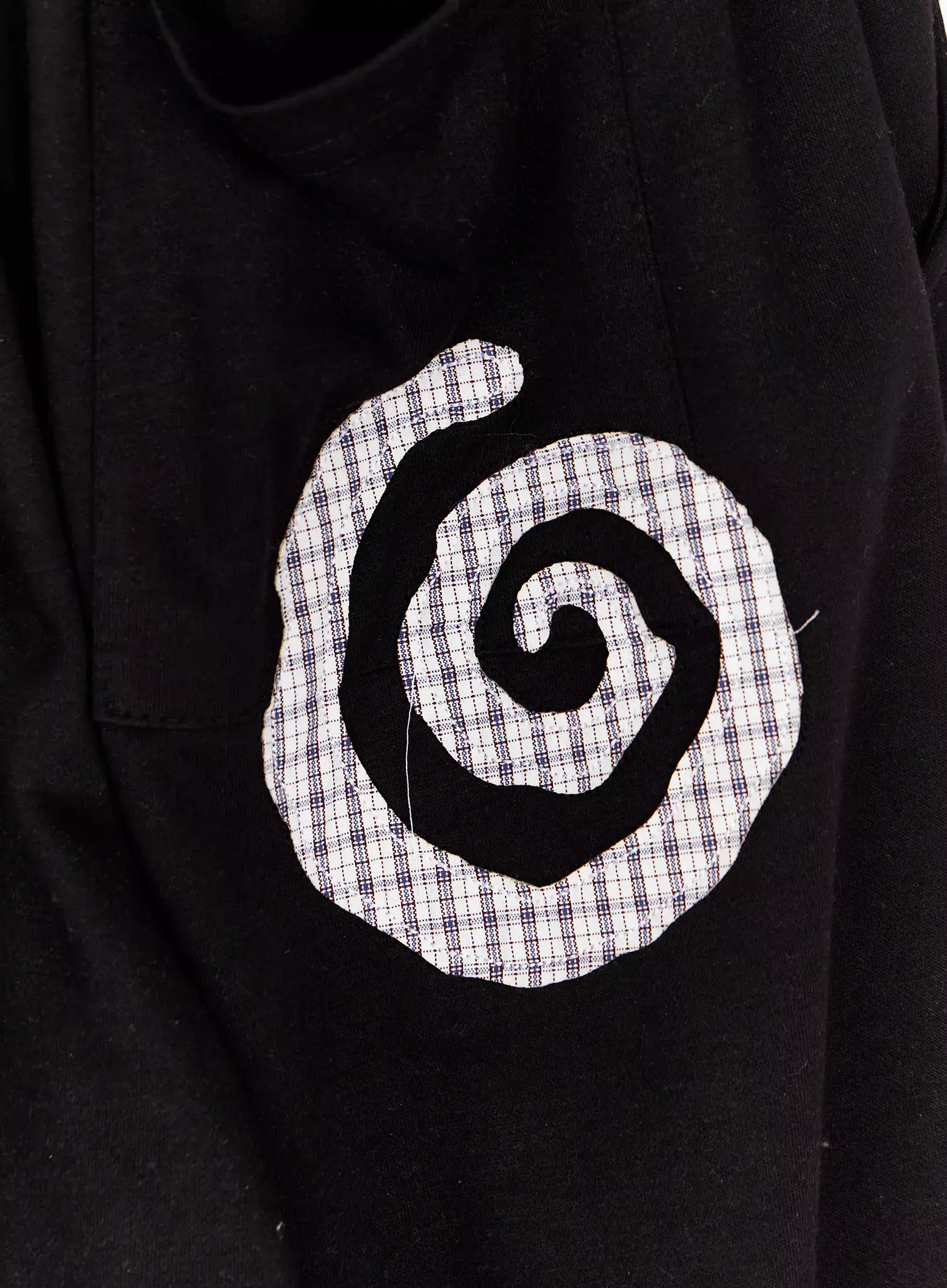 Plaid Spiral Detail Sweatpants IA523 - Image 29