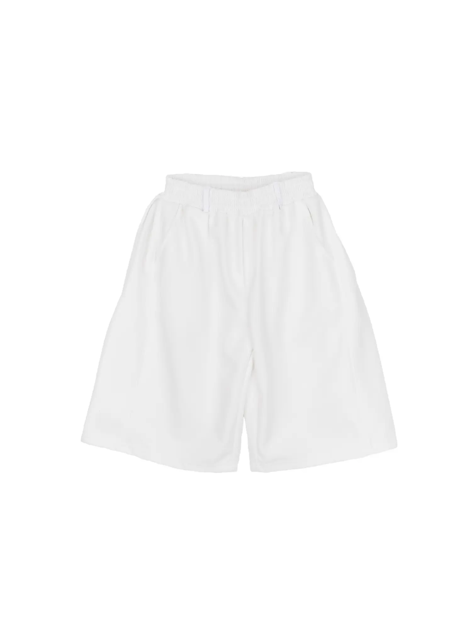 Pleated Baggy Sweat Shorts CA503 - Image 12