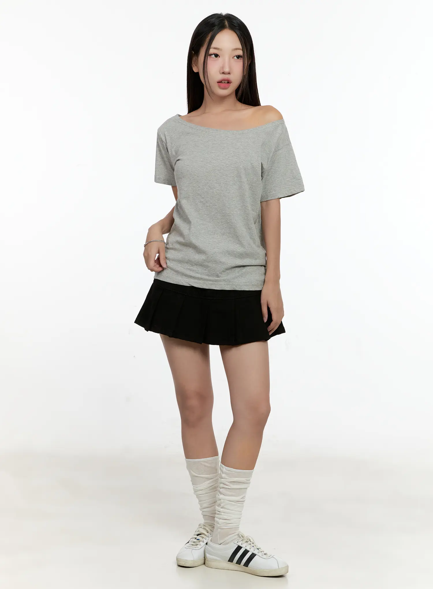 Pleated Mini Skirt CG501 - Image 4