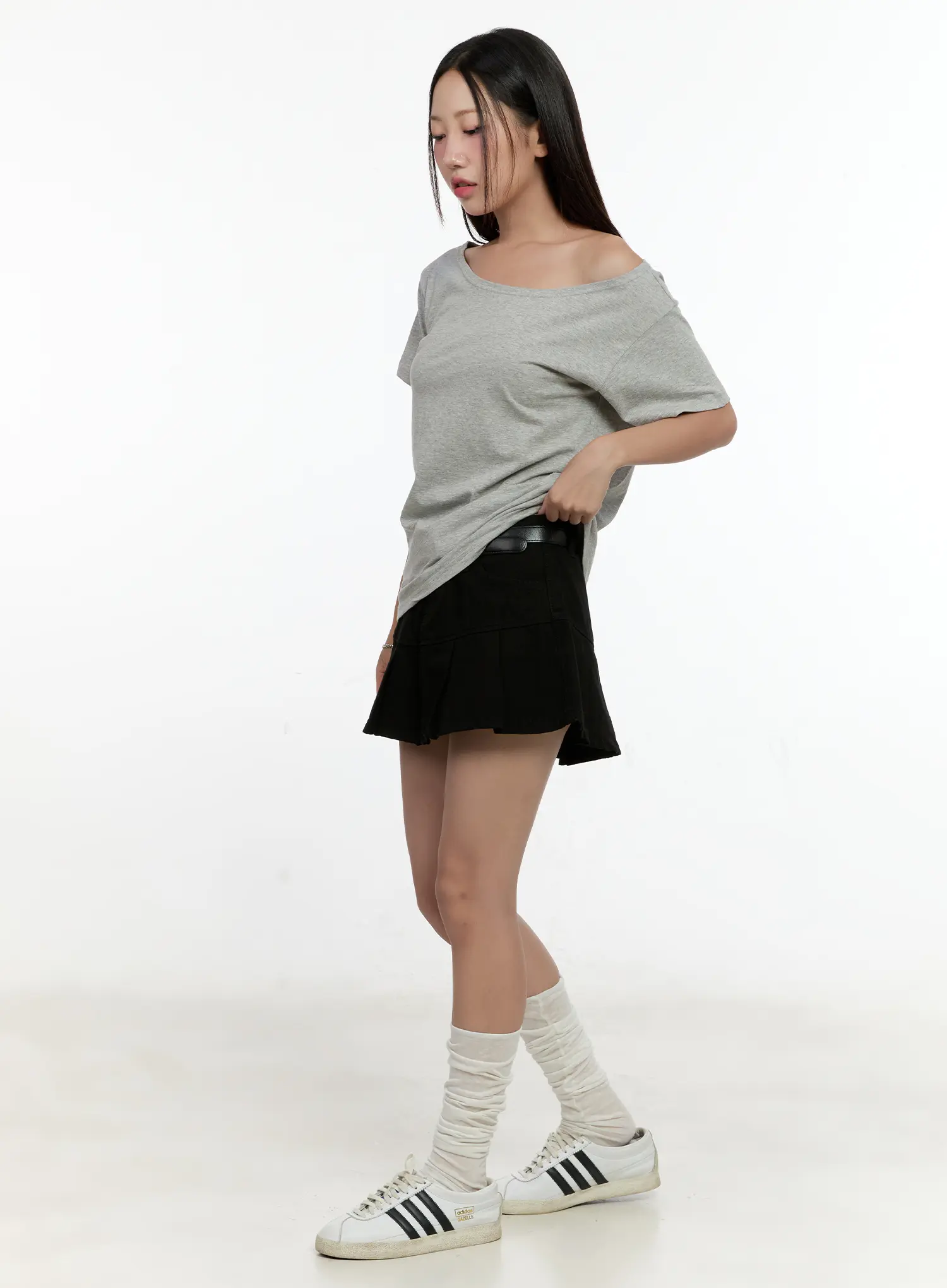 Pleated Mini Skirt CG501 - Image 7