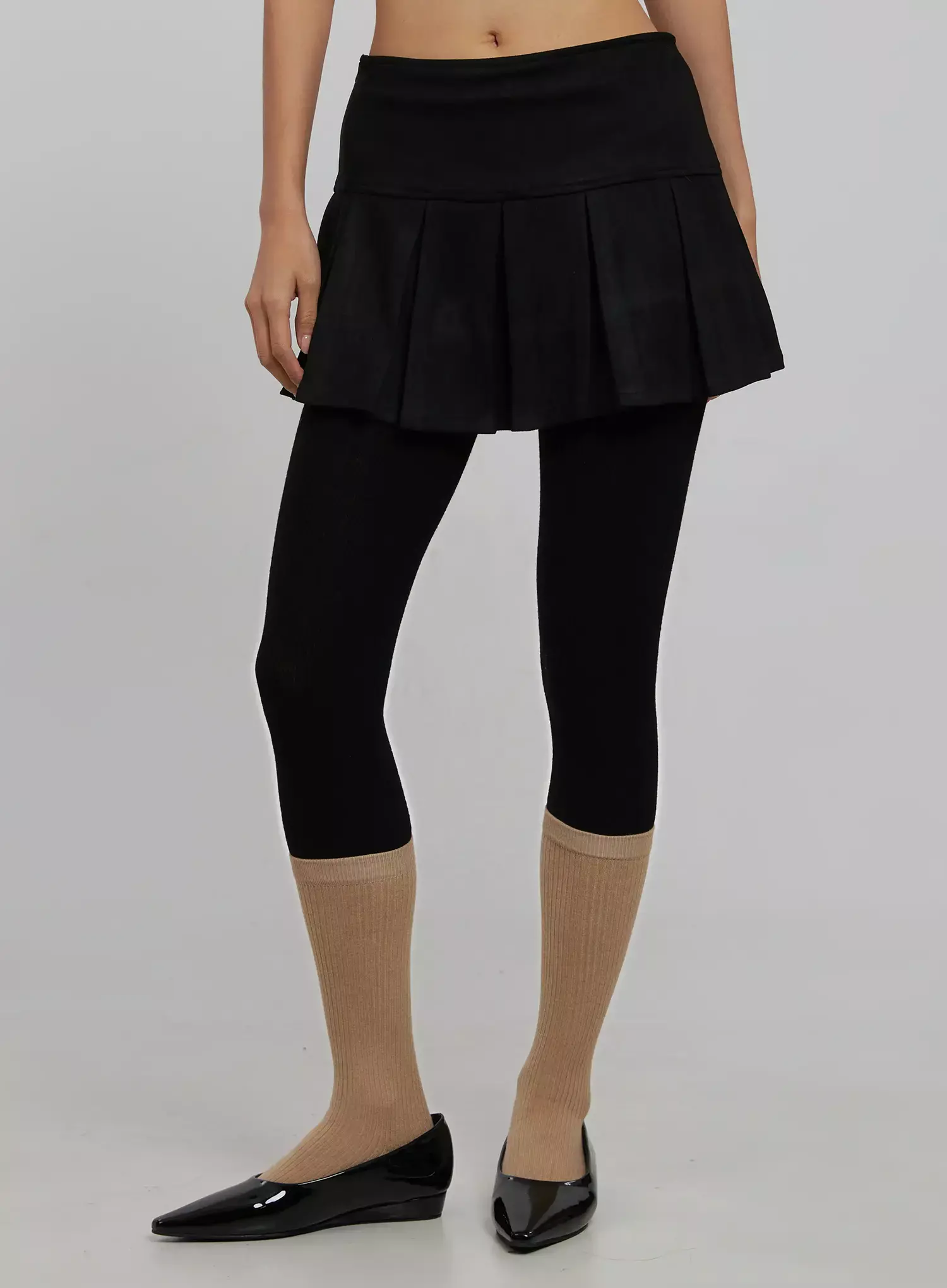 Pleated Mini Skirt IJ509 - Image 5