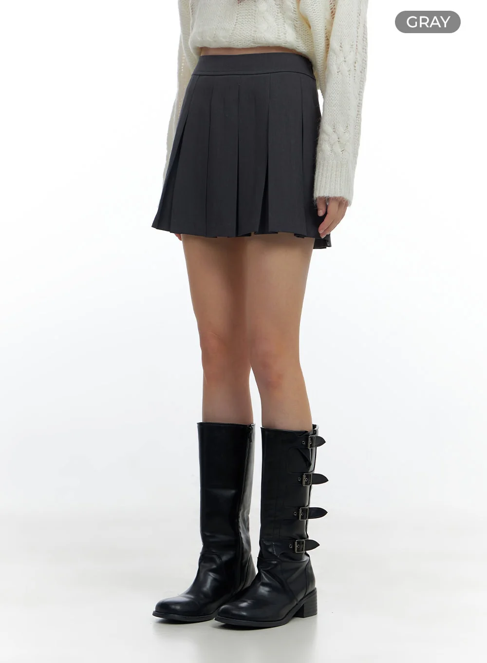 Pleated Perfection Mini Skirt CS420 - Image 7