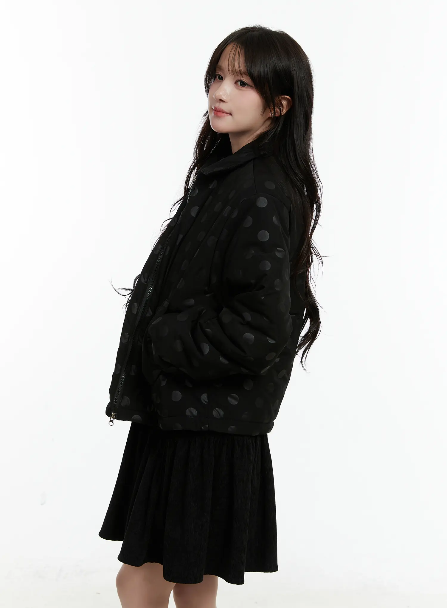 Polka Dot Bomber Jacket CD514 - Image 8