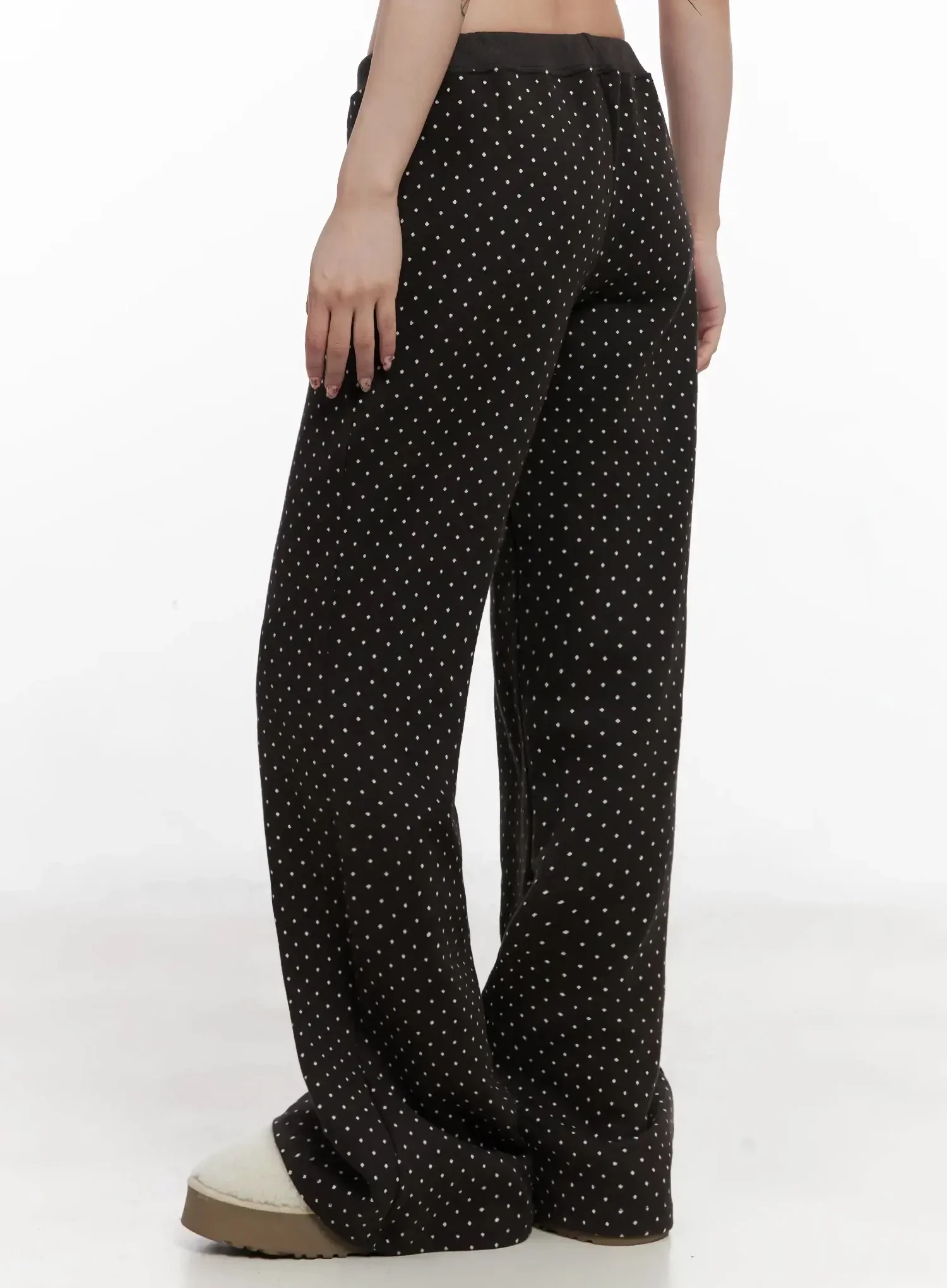 Polka Dot Bootcut Flare Pants IN514 - Image 10