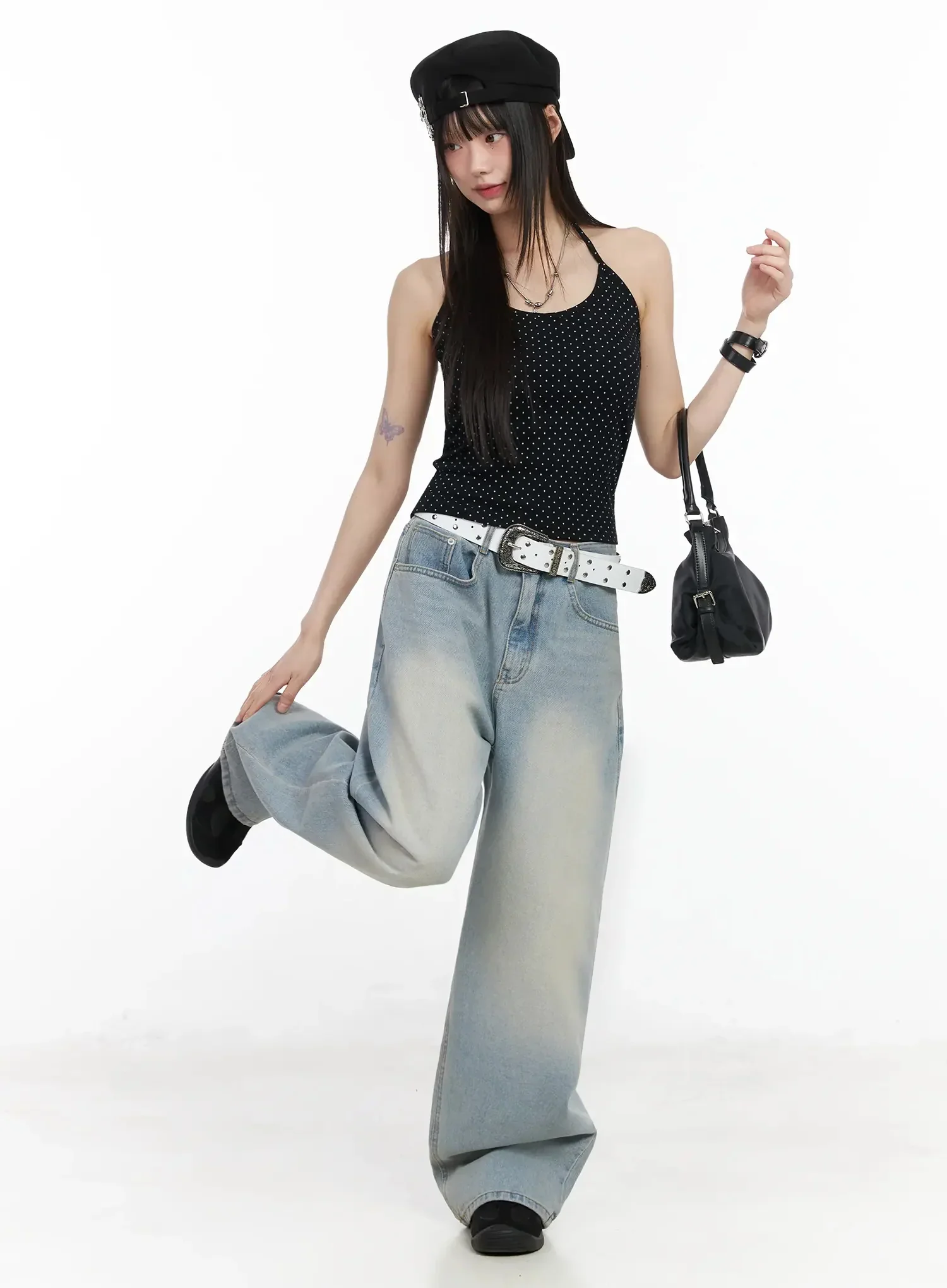 Polka Dot Halter Neck Top IM523 - Image 14