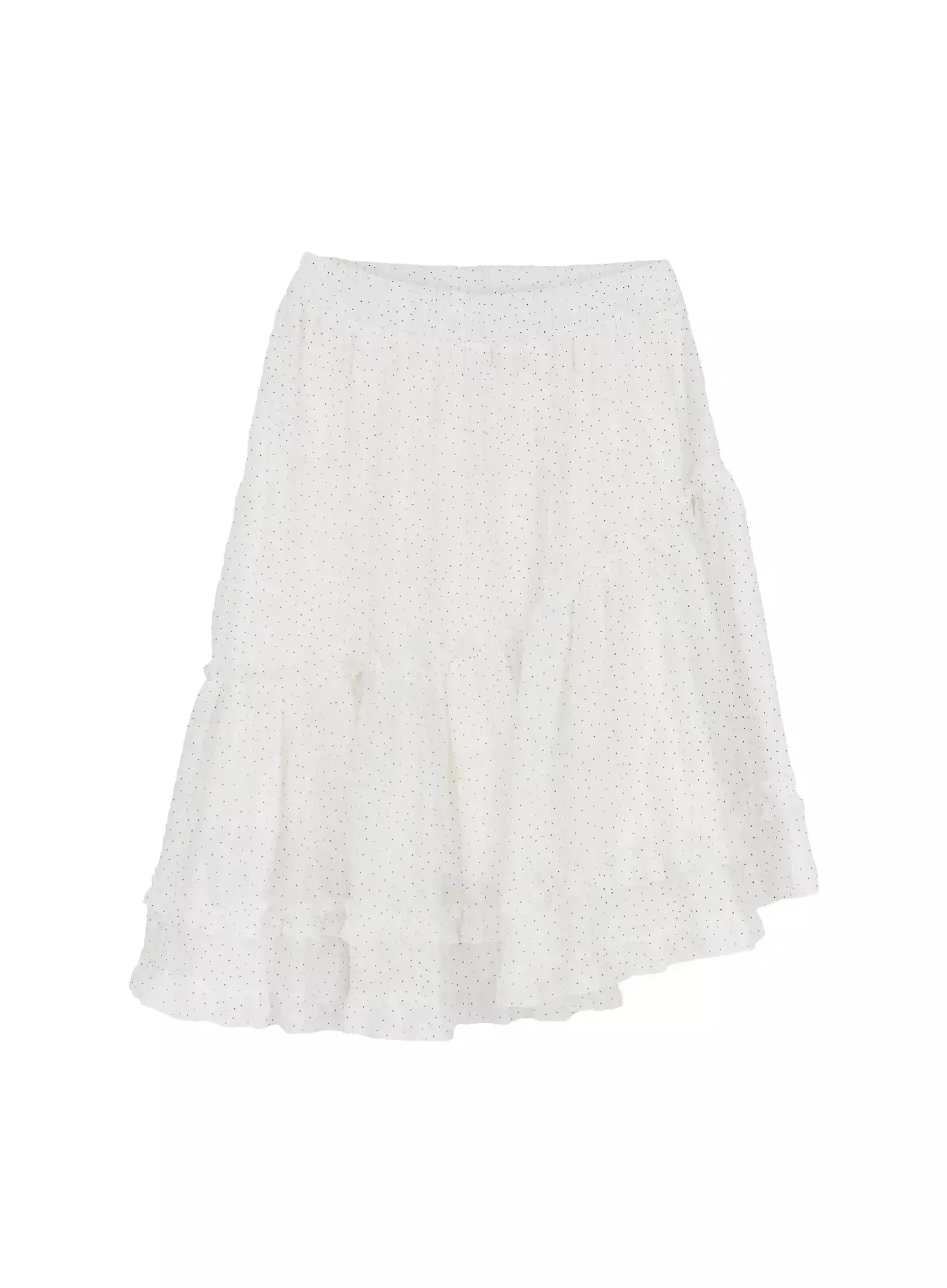 Polka Dot Ruffle Hem Midi Skirt IM513 - Image 15