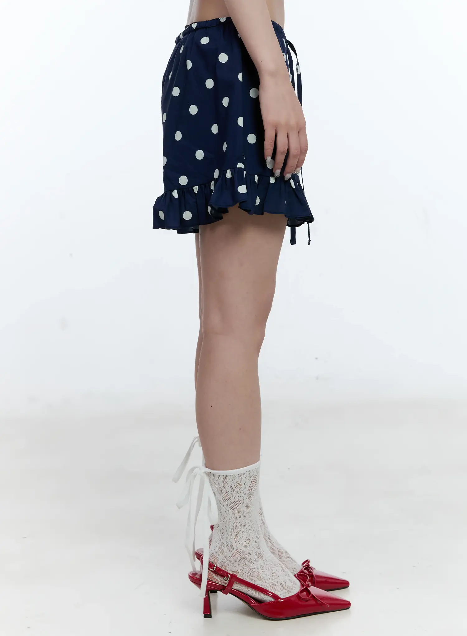 Polka-Dot Ruffle Shorts CG501 - Image 6