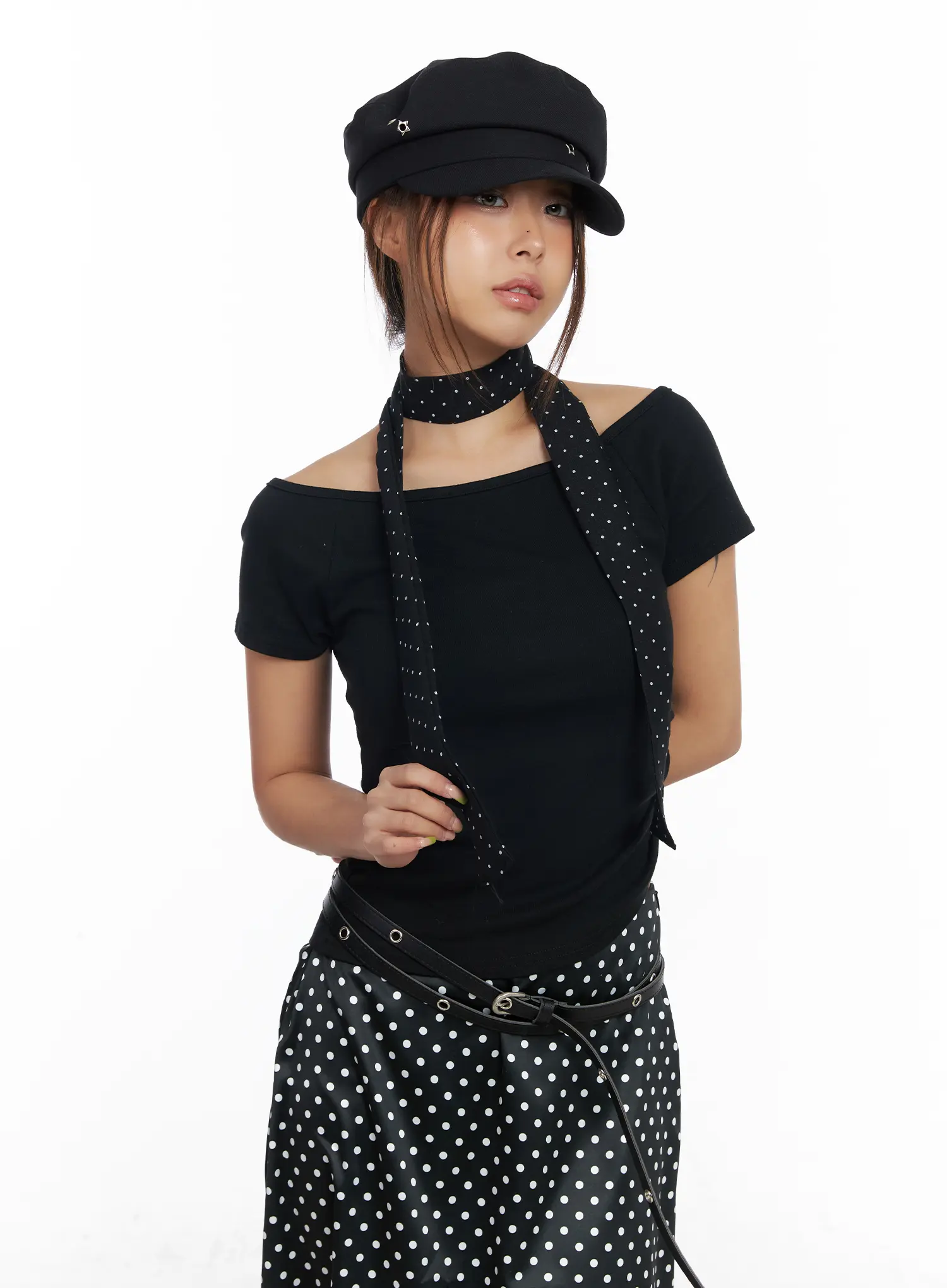 Polka Dot Sheet Thin Scarf CM520 - Image 2