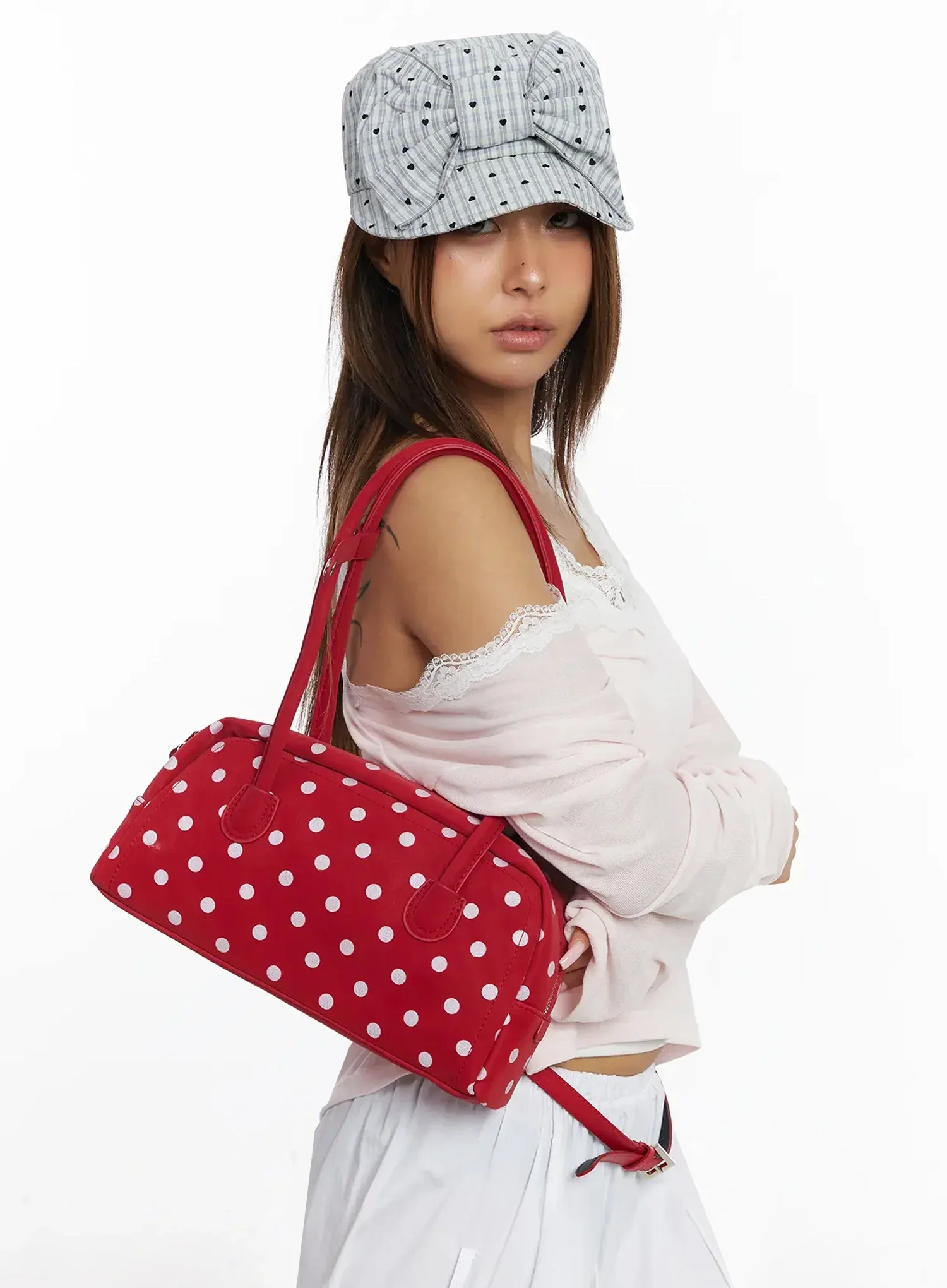 Polka Dot Square Purse IY504 - Image 3