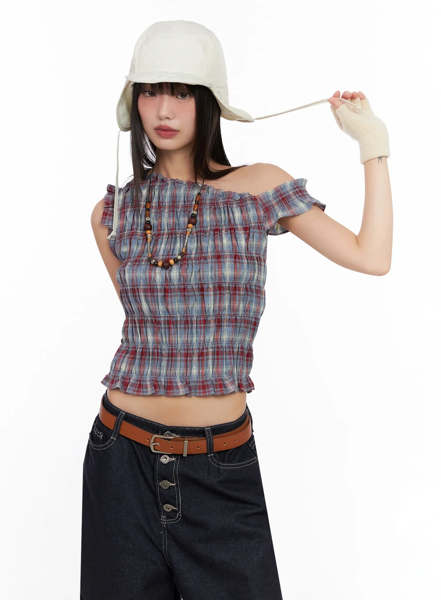 Quilted Ear Flap Hat IN503 - Image 2