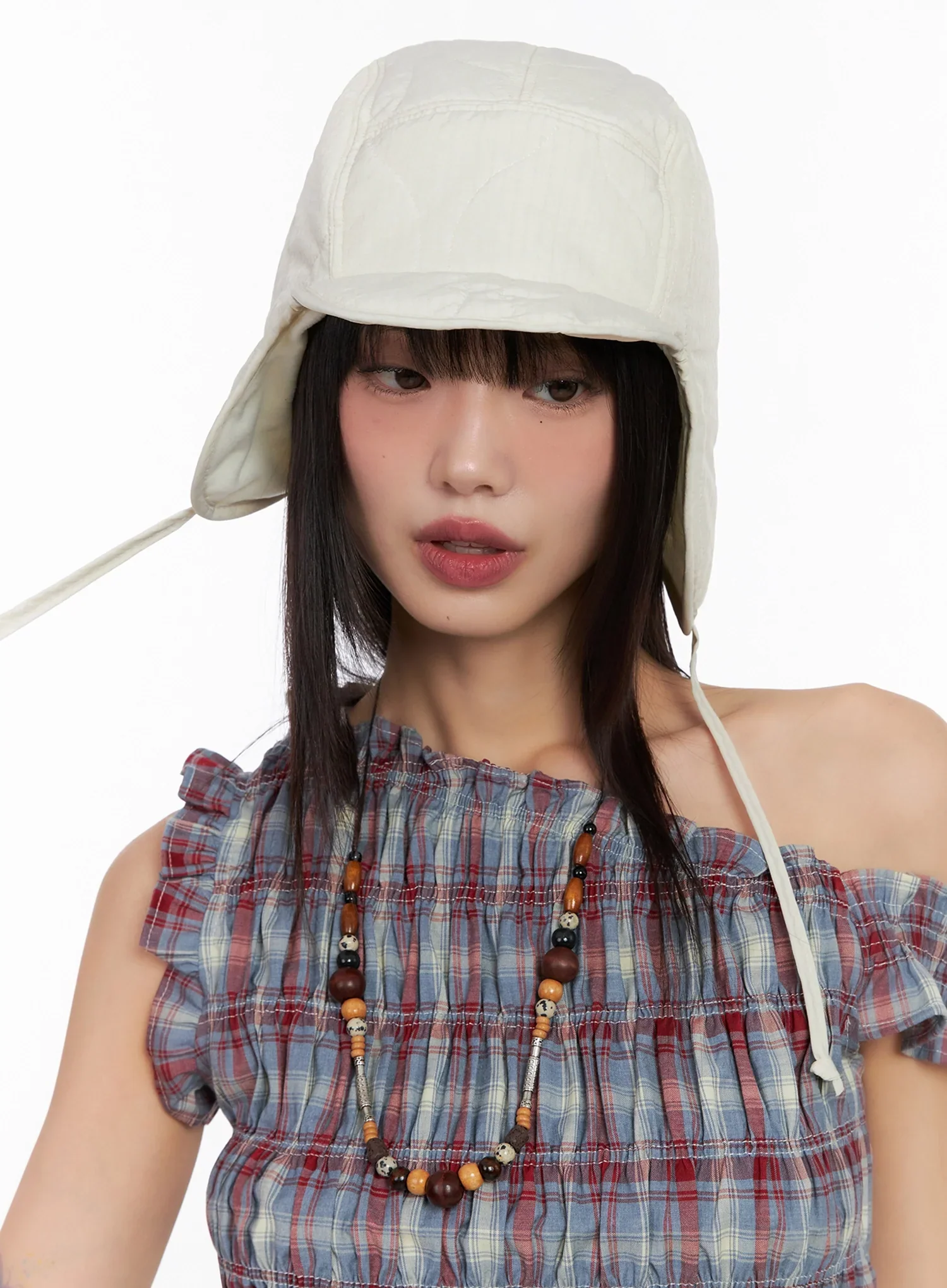 Quilted Ear Flap Hat IN503 - Image 4